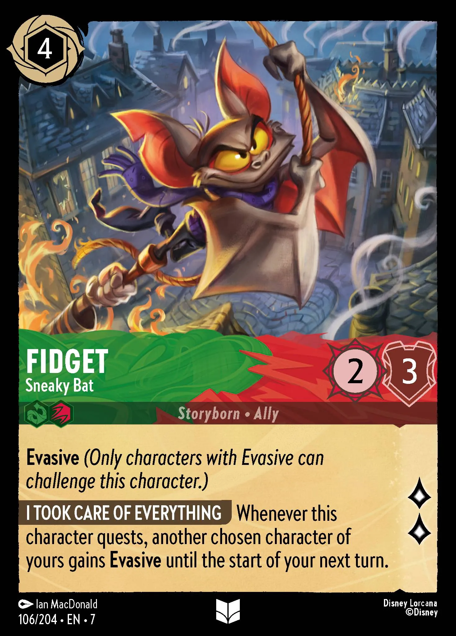 Fidget - Sneaky Bat (007-106)