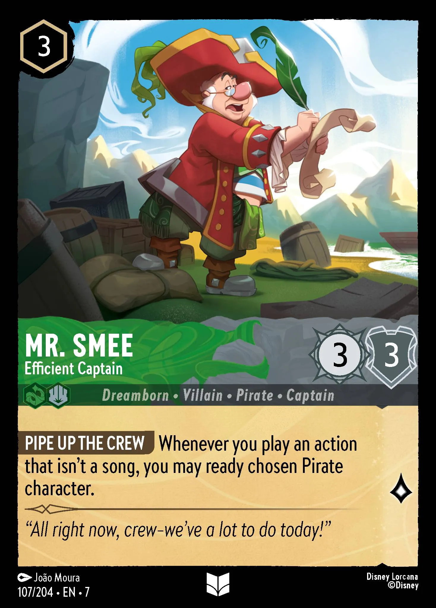 Mr. Smee - Efficient Captain (007-107)