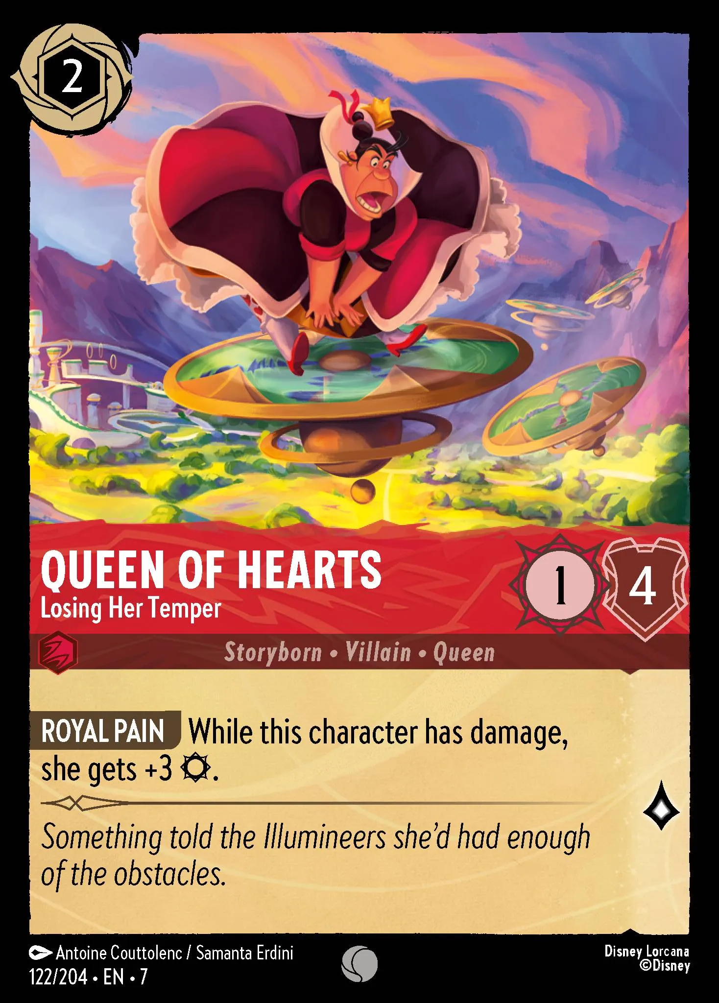 Queen of Hearts - Losing Her Temper (007-122)