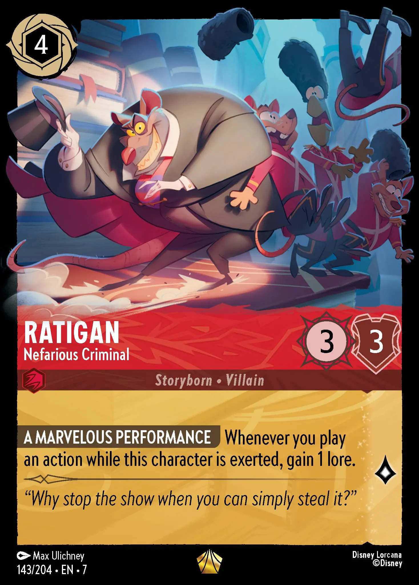 Ratigan - Nefarious Criminal (007-143)