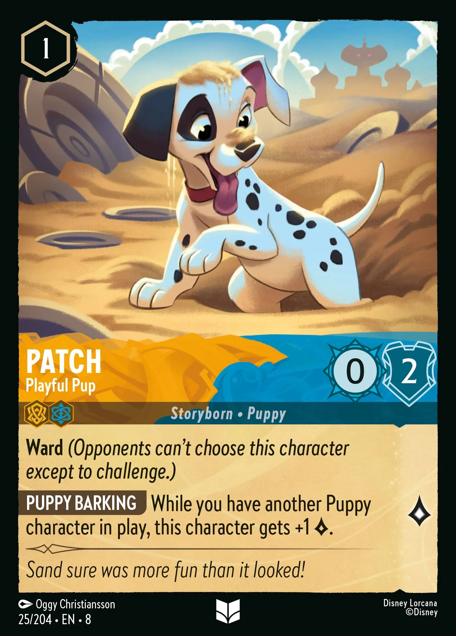 Patch - Playful Pup (008-025)