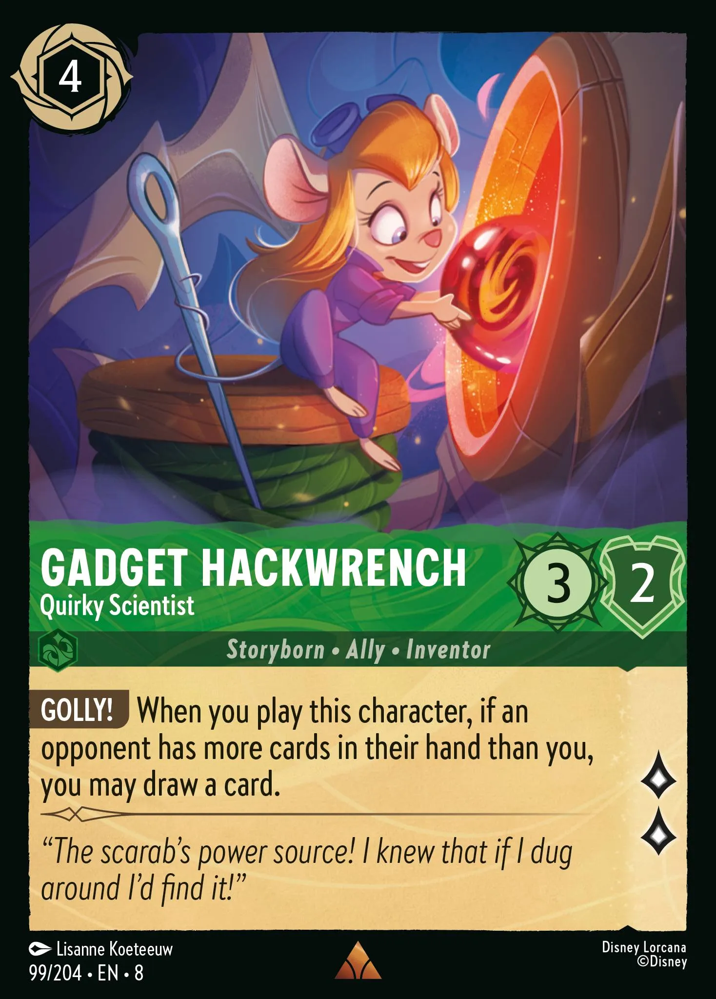 Gadget Hackwrench - Quirky Scientist (008-099)