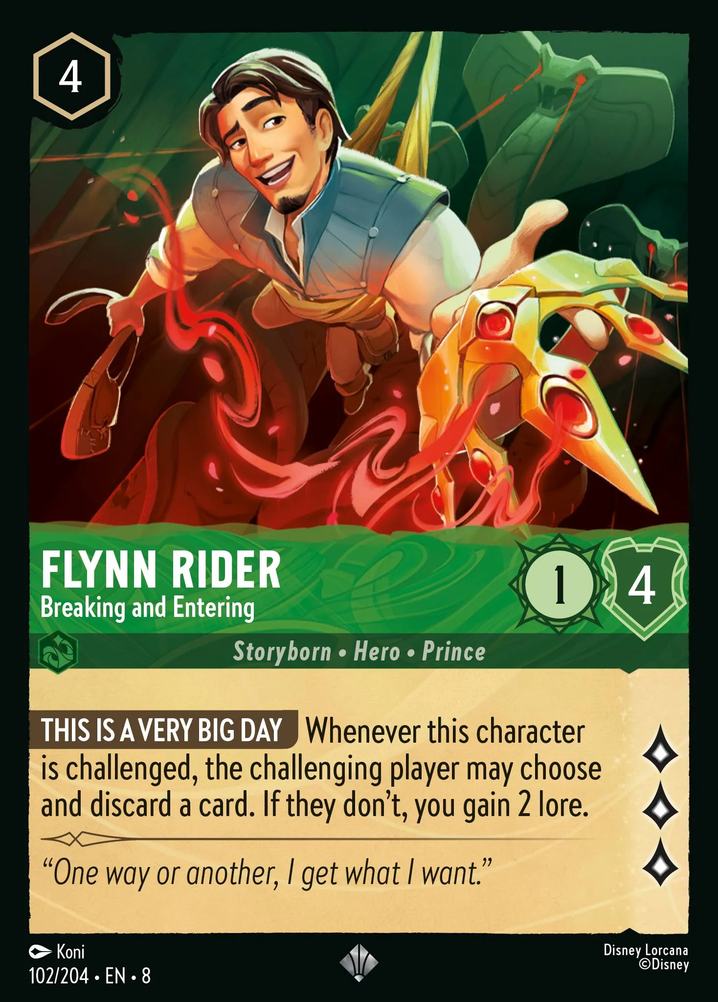 Flynn Rider - Breaking and Entering (008-102)