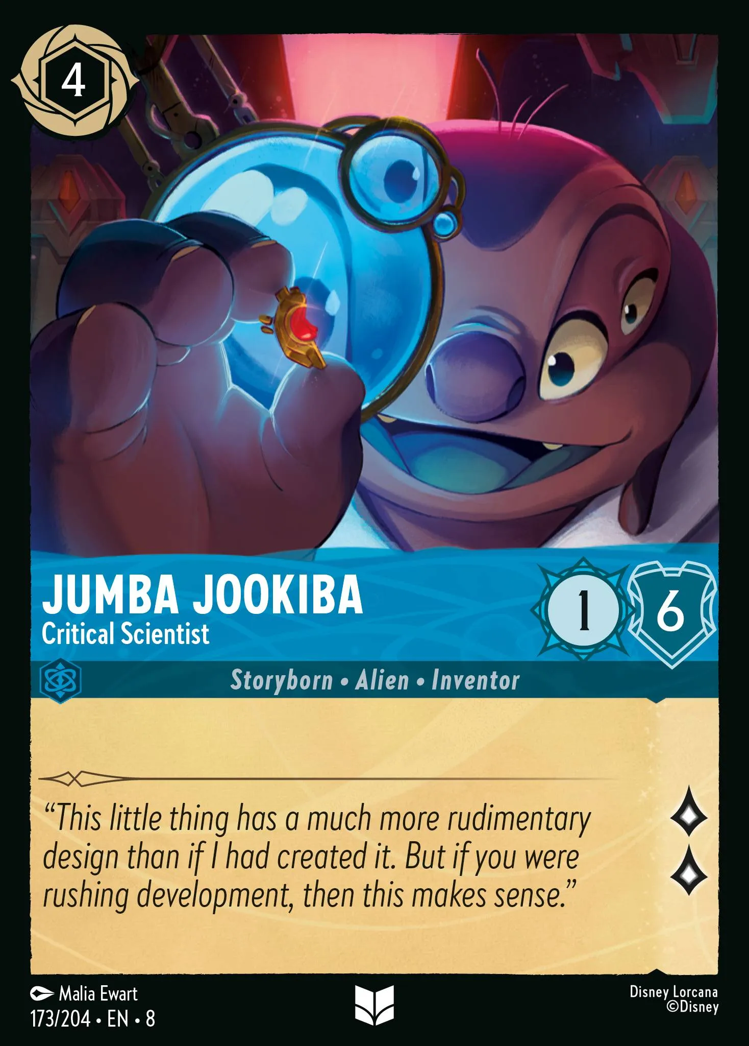 Jumba Jookiba - Critical Scientist (008-173)
