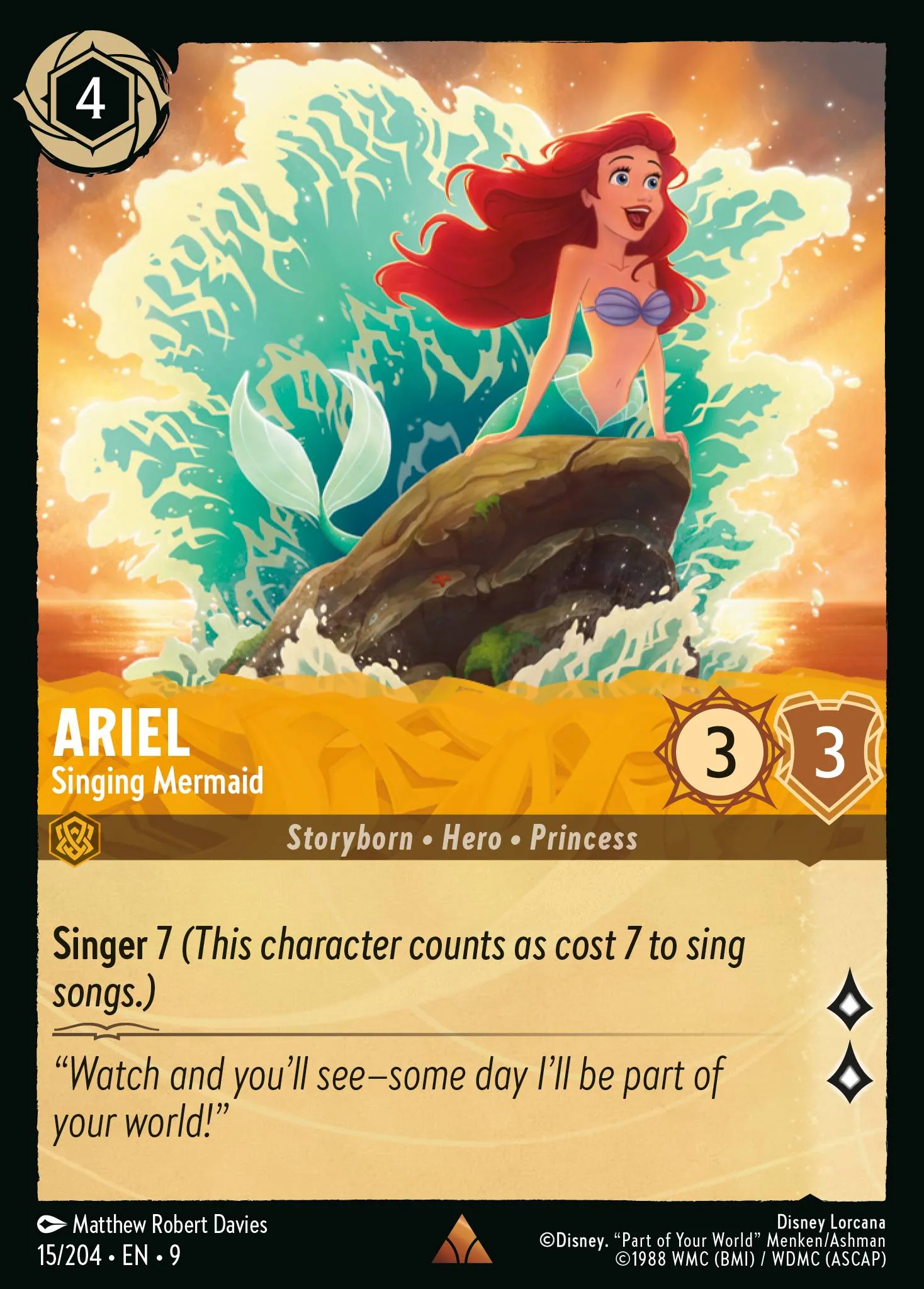 Ariel - Singing Mermaid (009-015)