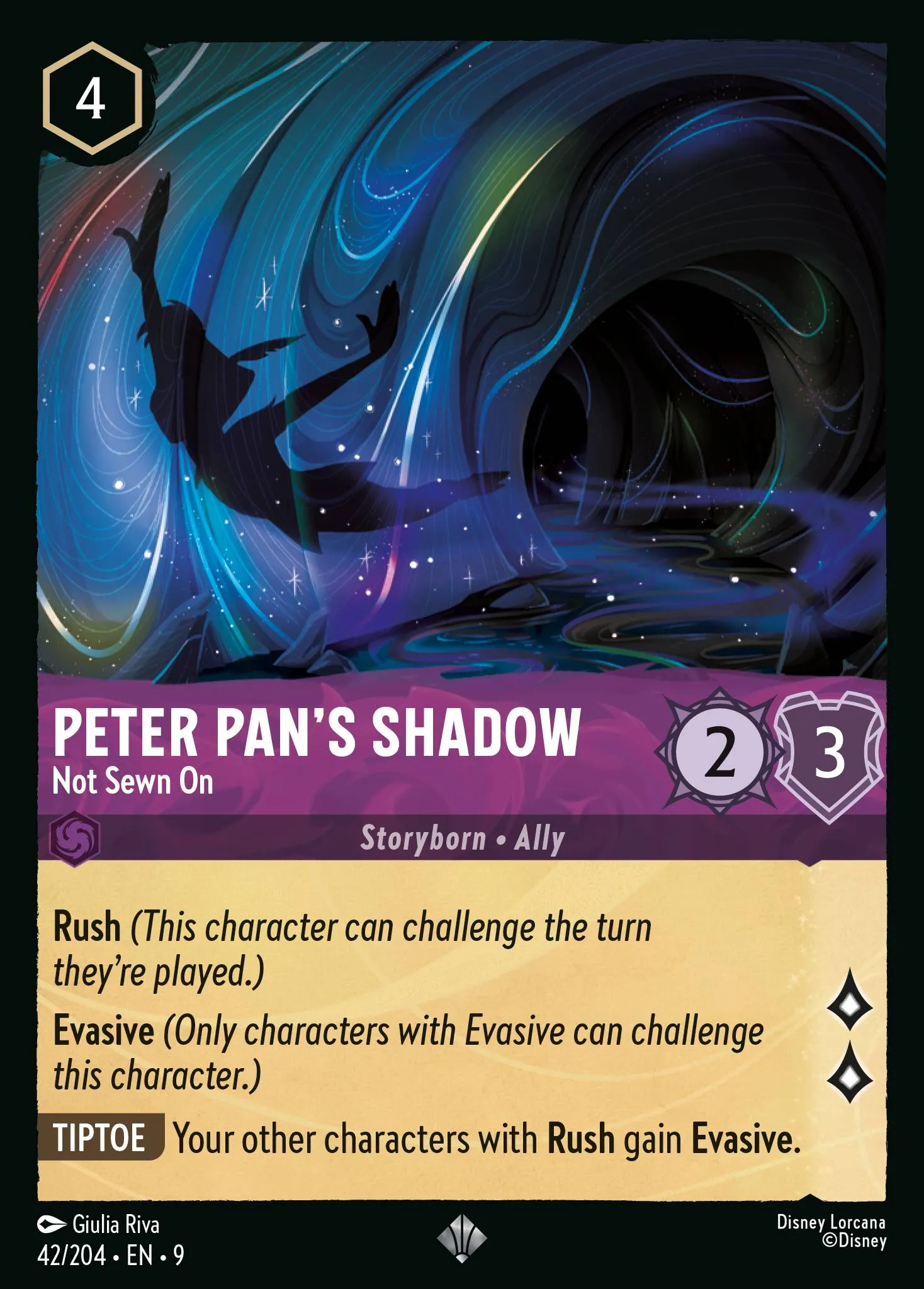 Peter Pan's Shadow - Not Sewn On (009-042)
