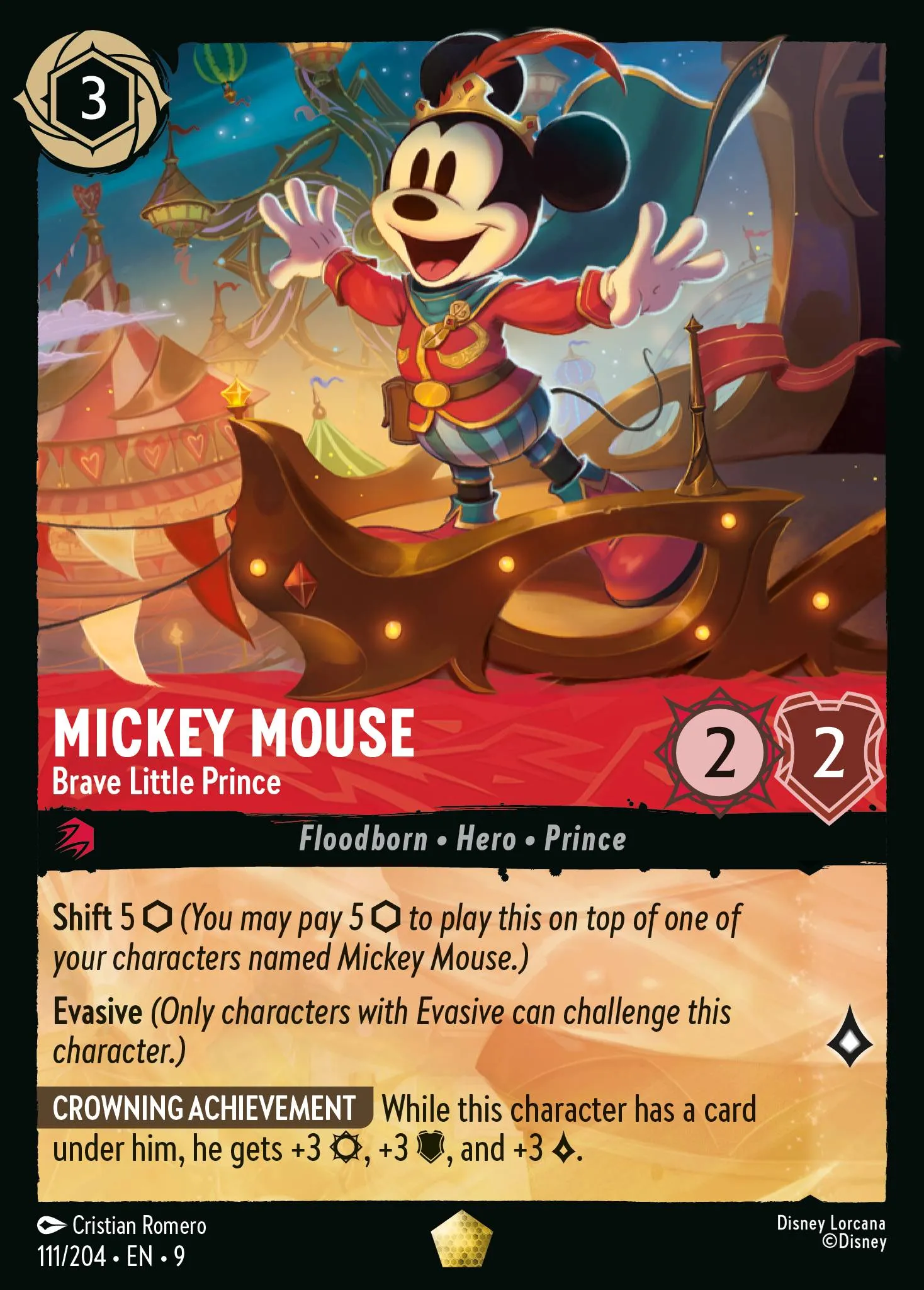 Mickey Mouse - Brave Little Prince (009-111)