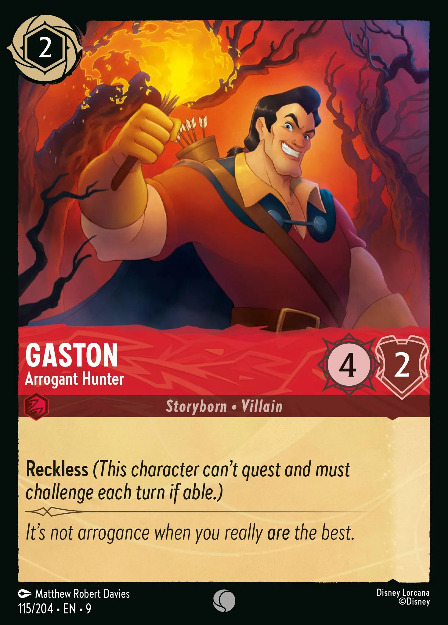 Gaston - Arrogant Hunter (009-115)