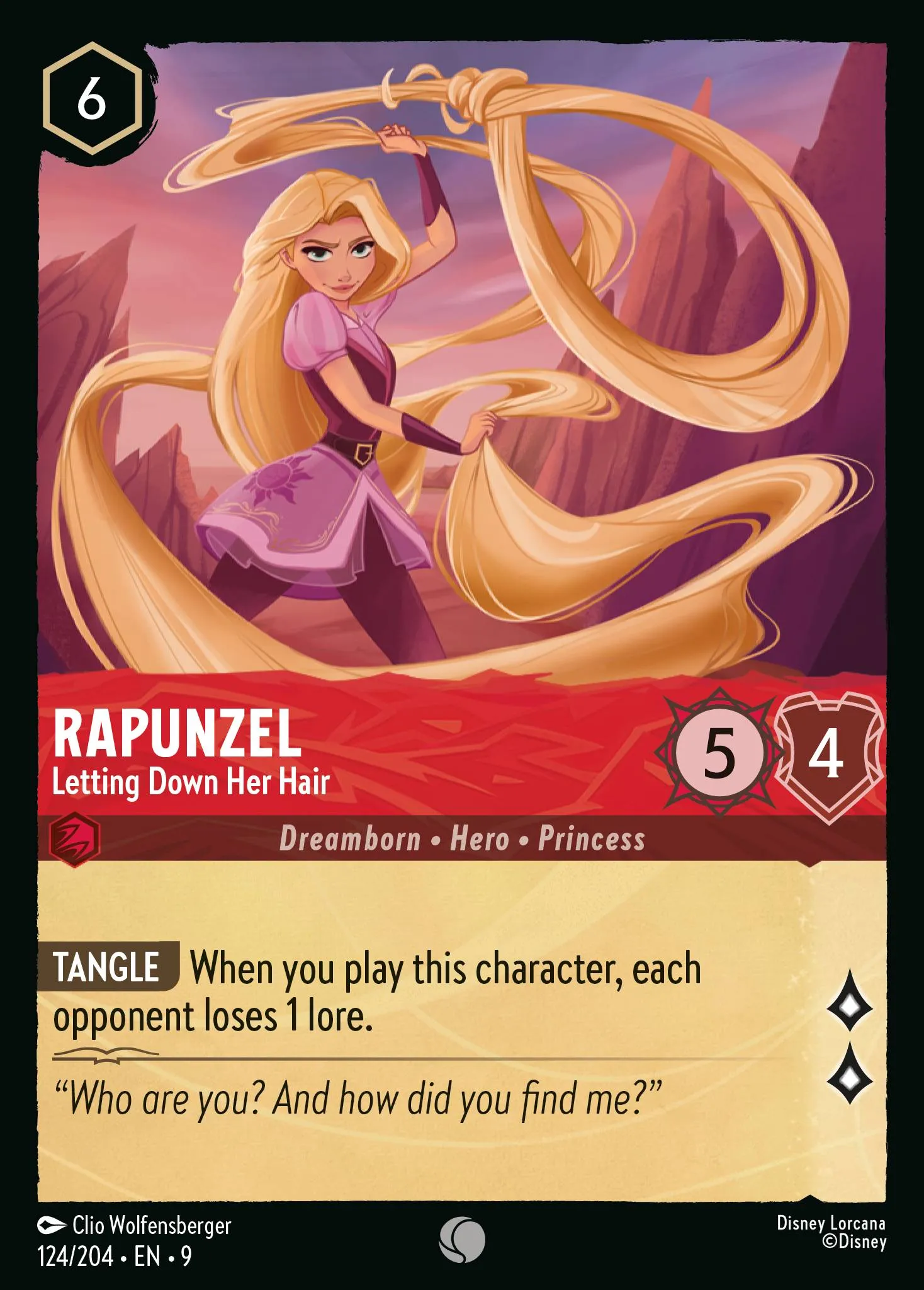 Rapunzel - Letting Down Her Hair (009-124)