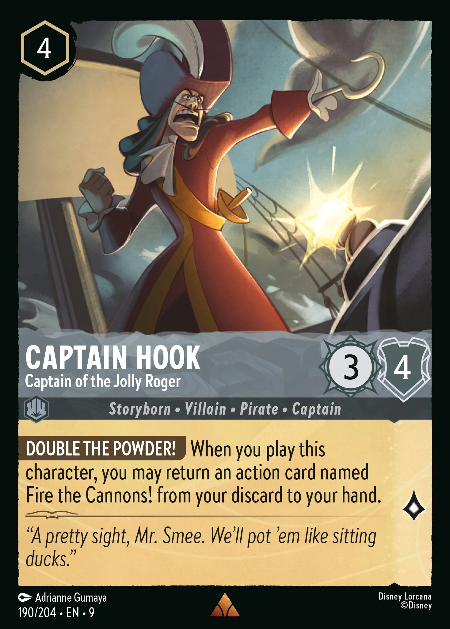 Captain Hook - Captain of the Jolly Roger (009-190)