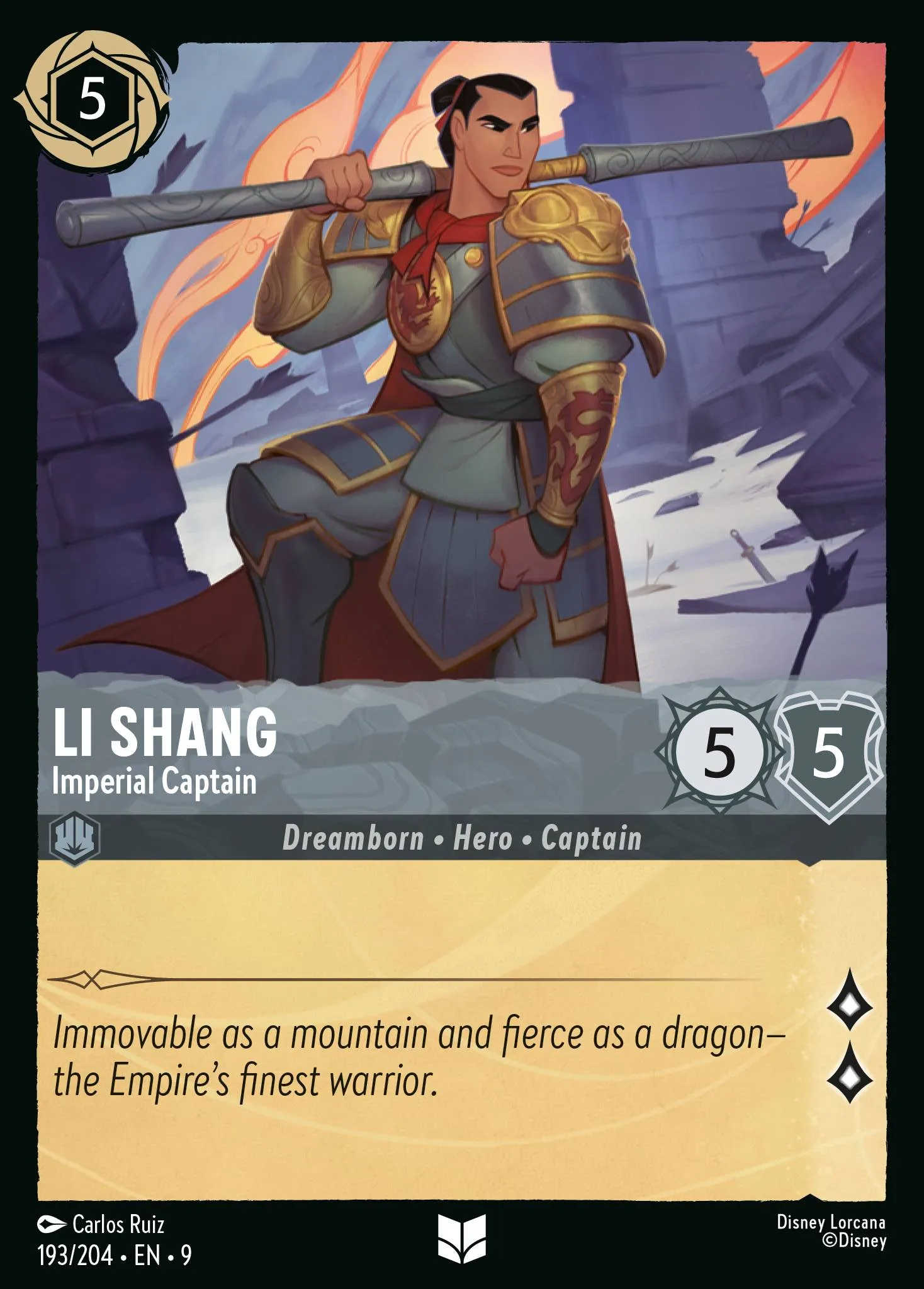Li Shang - Imperial Captain (009-193)