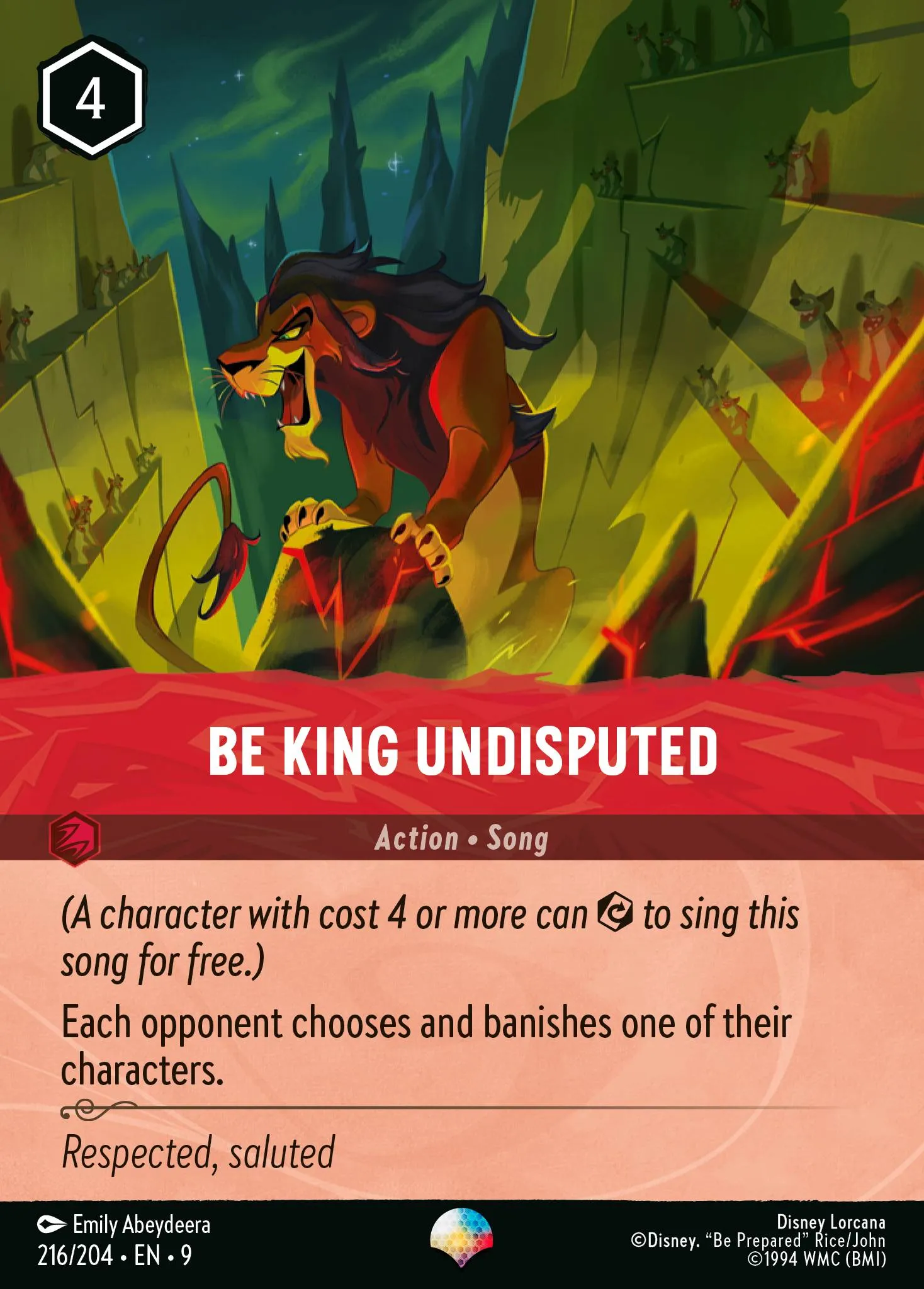 Be King Undisputed (009-216)