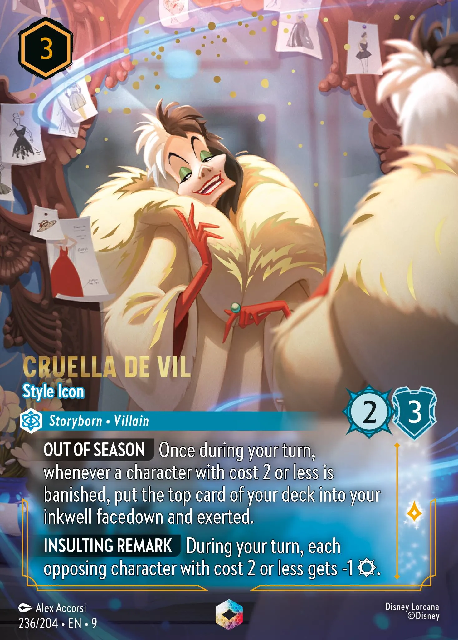 Cruella De Vil - Style Icon (009-236)