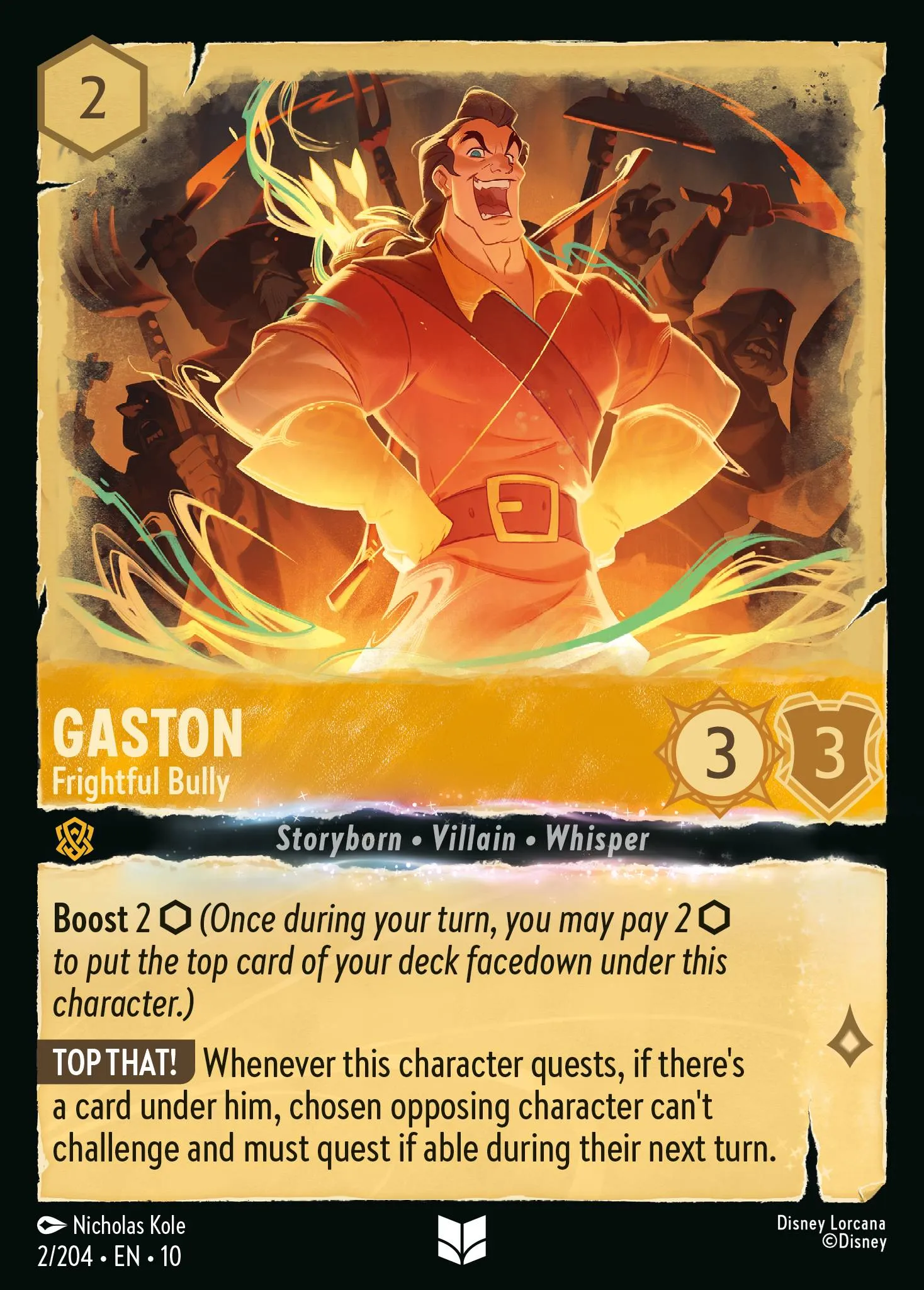 Gaston - Frightful Bully (010-002)