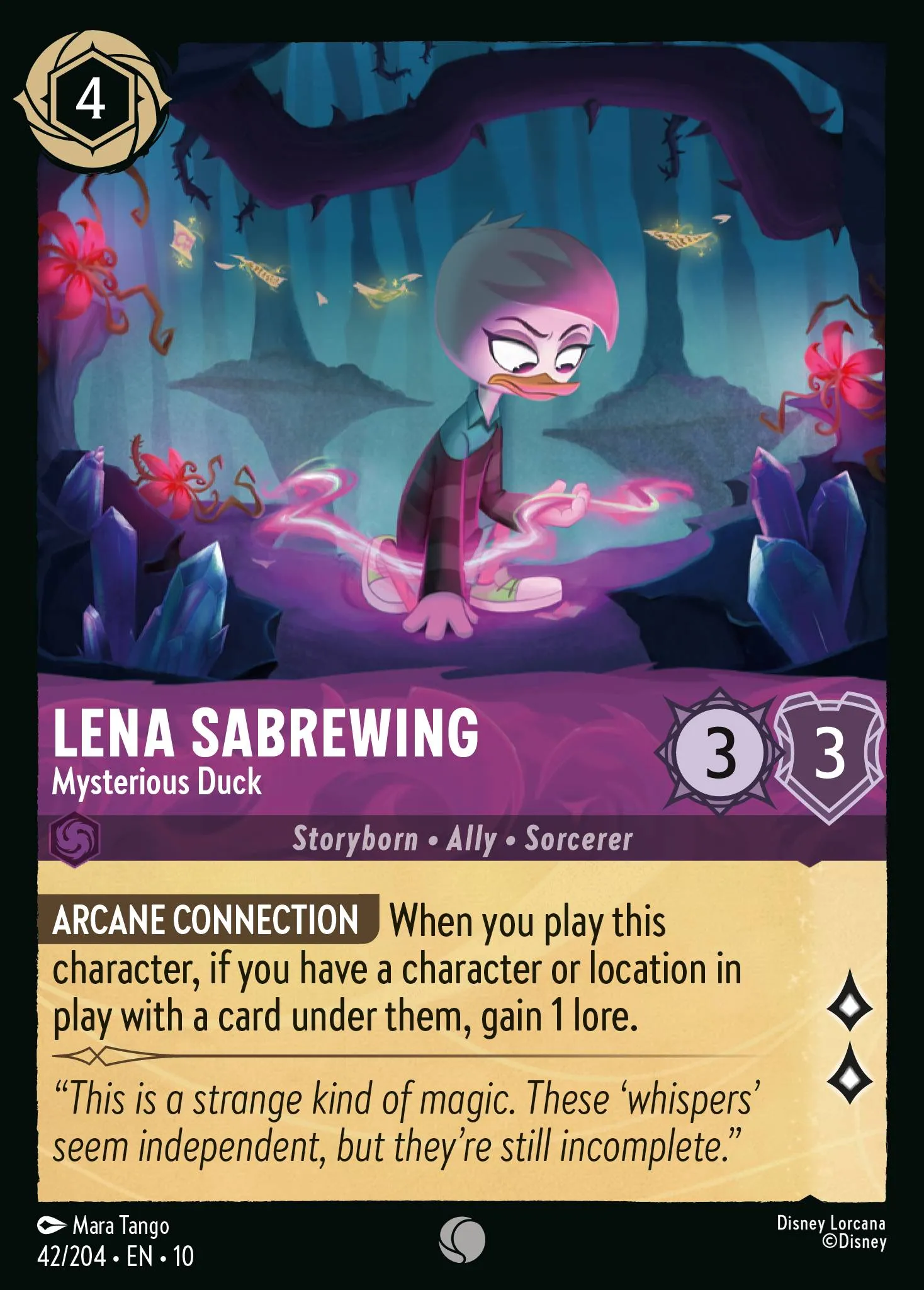 Lena Sabrewing - Mysterious Duck (010-042)