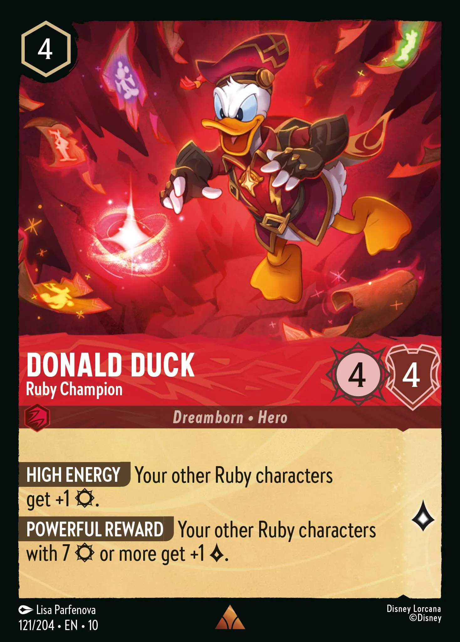 Donald Duck - Ruby Champion (010-121)