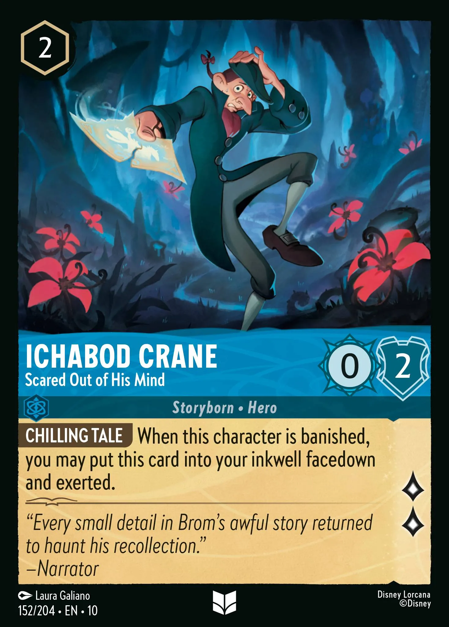 Ichabod Crane - Scared Out of His Mind (010-152)