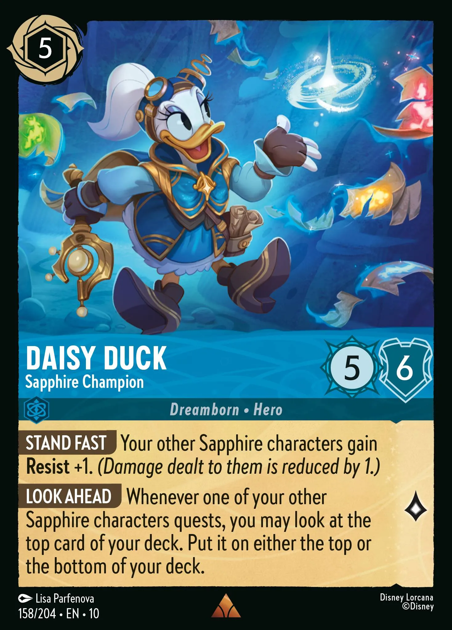 Daisy Duck - Sapphire Champion (010-158)