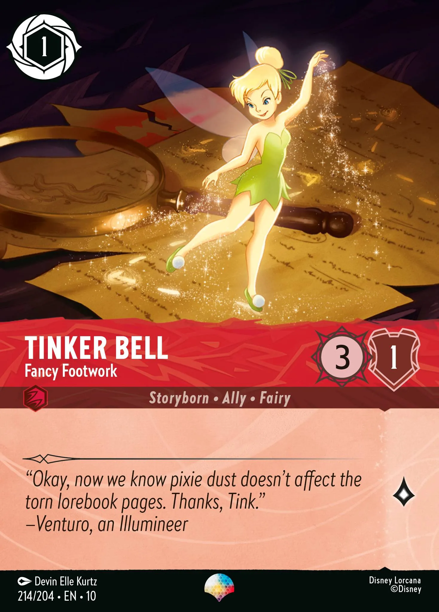 Tinker Bell - Fancy Footwork (010-214)