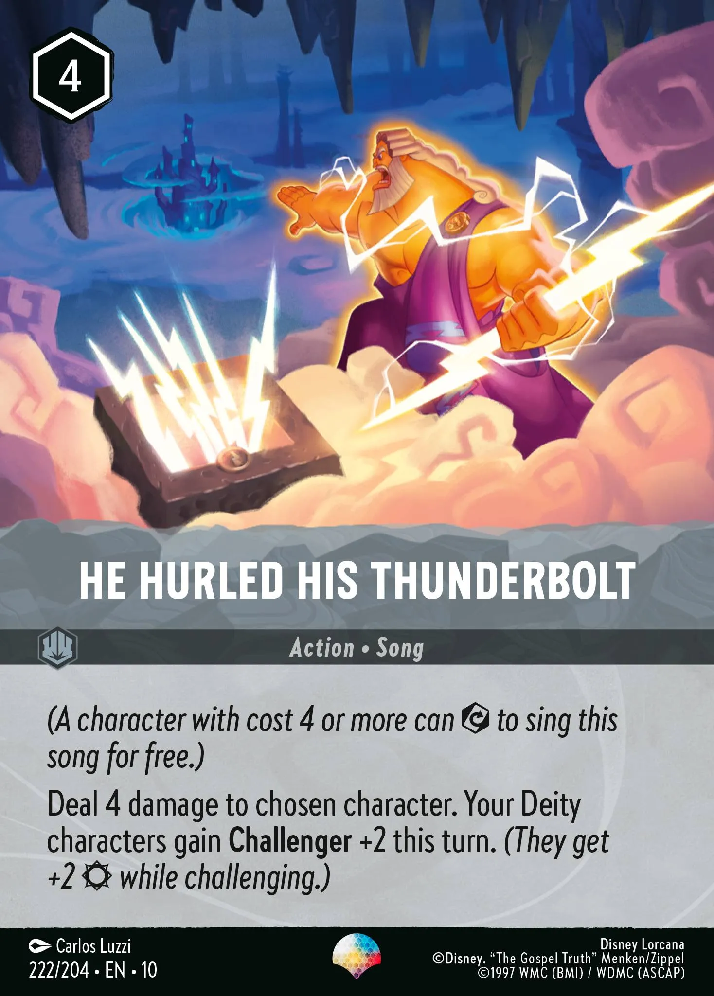 He Hurled His Thunderbolt (010-222)