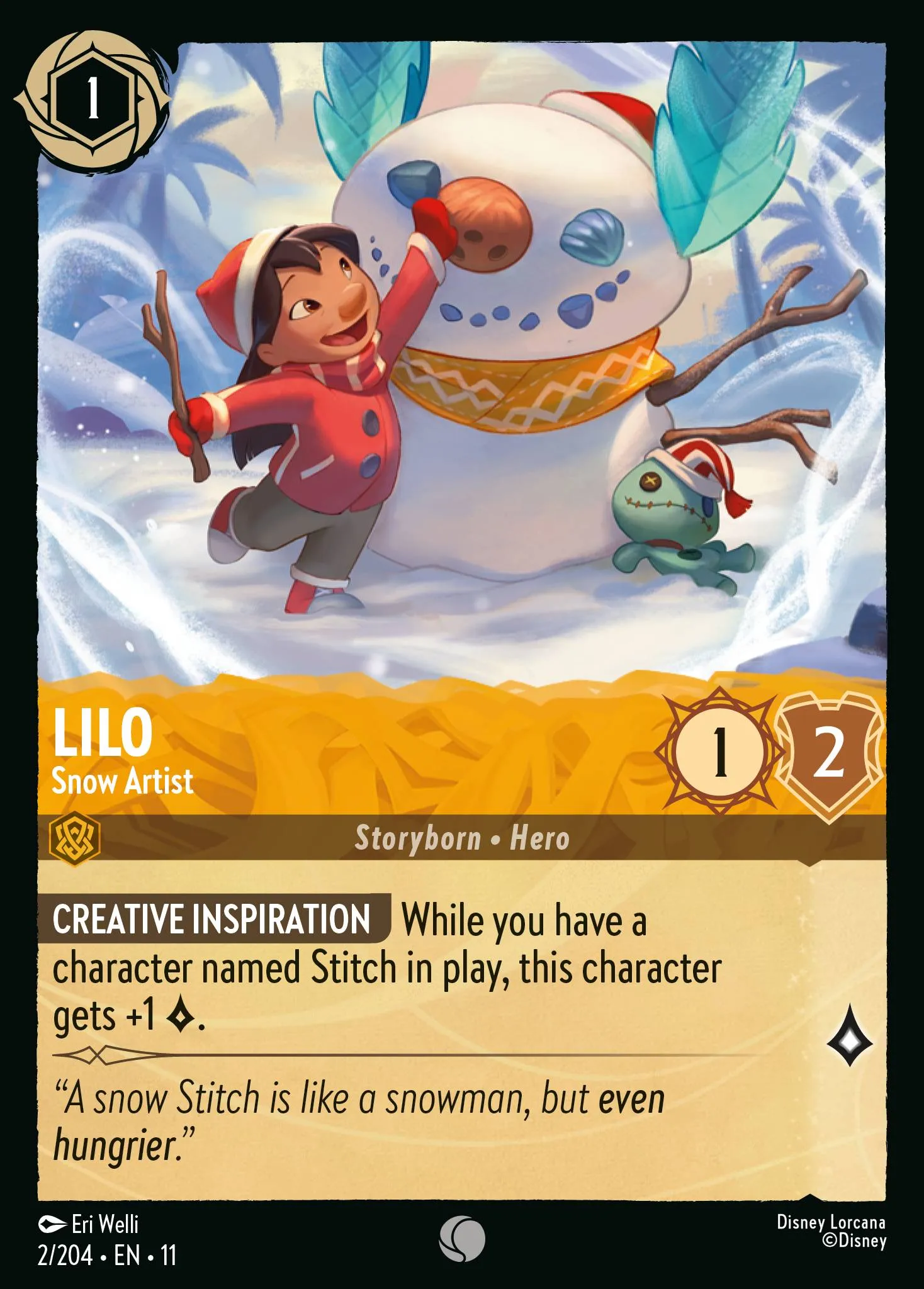 Lilo - Snow Artist (011-002)