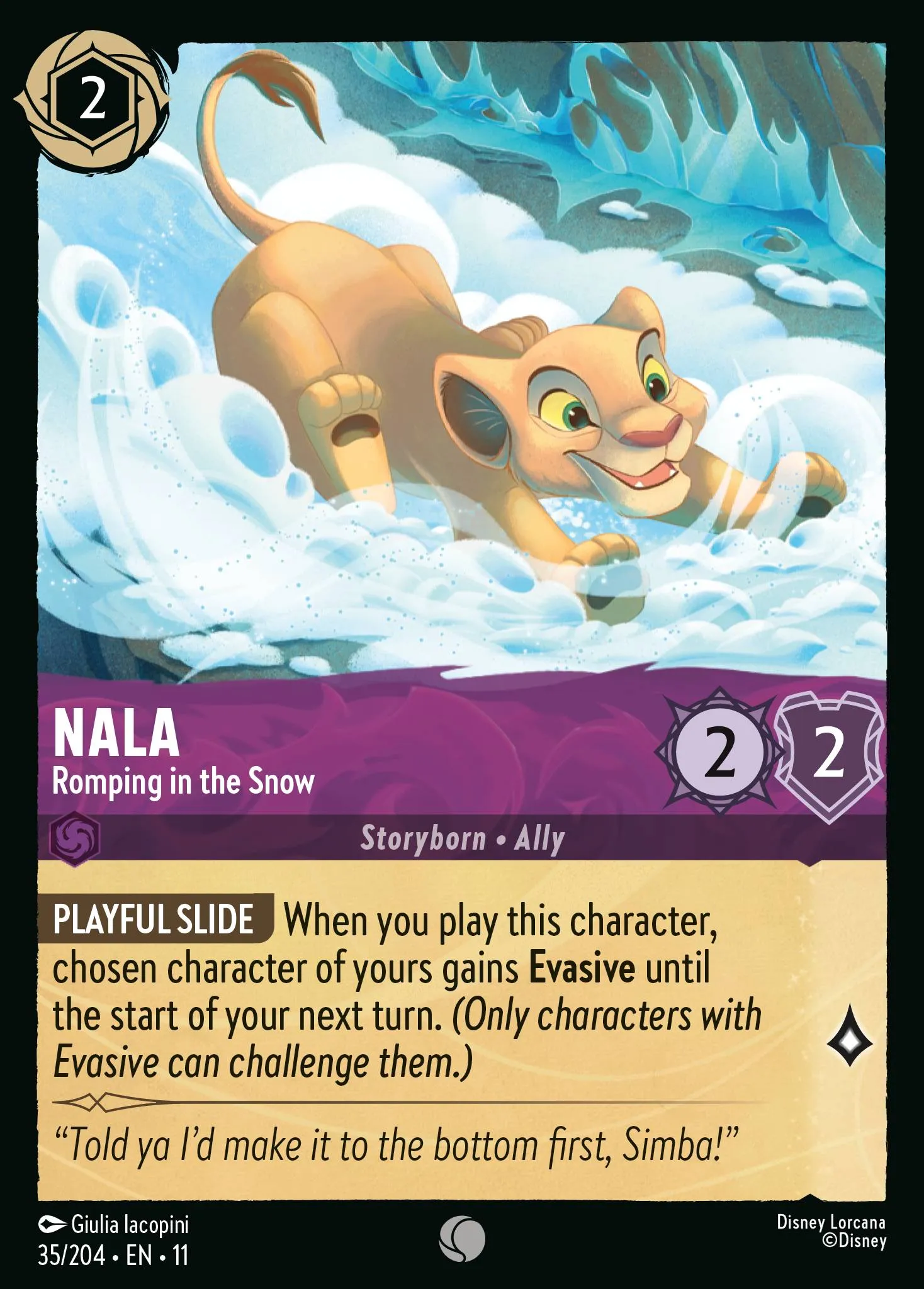 Nala - Romping in the Snow (011-035)