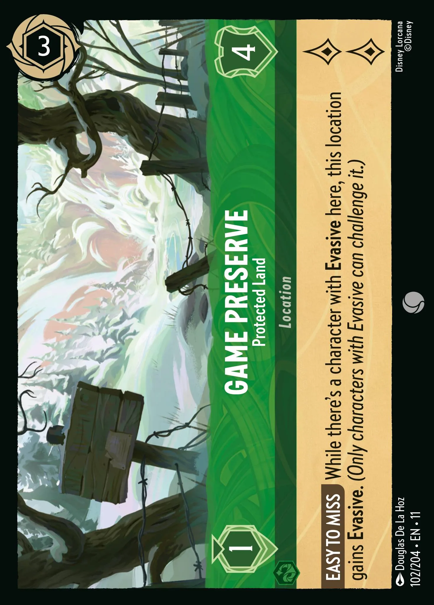 Game Preserve - Protected Land (011-102)