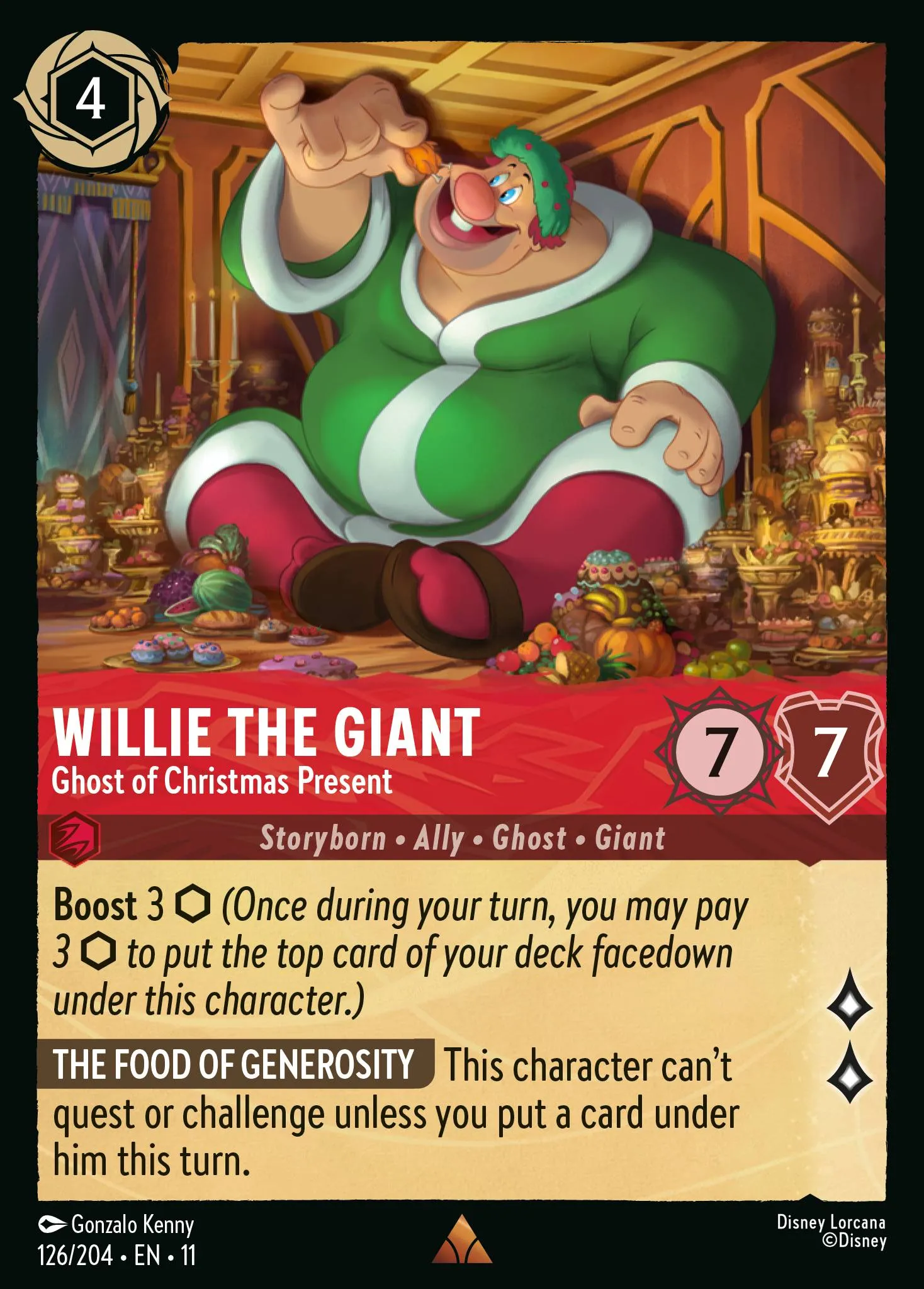 Willie the Giant - Ghost of Christmas Present (011-126)