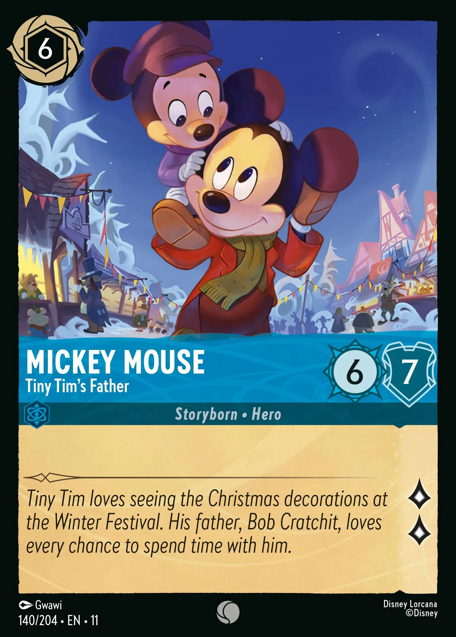 Mickey Mouse - Tiny Tim's Father (011-140)