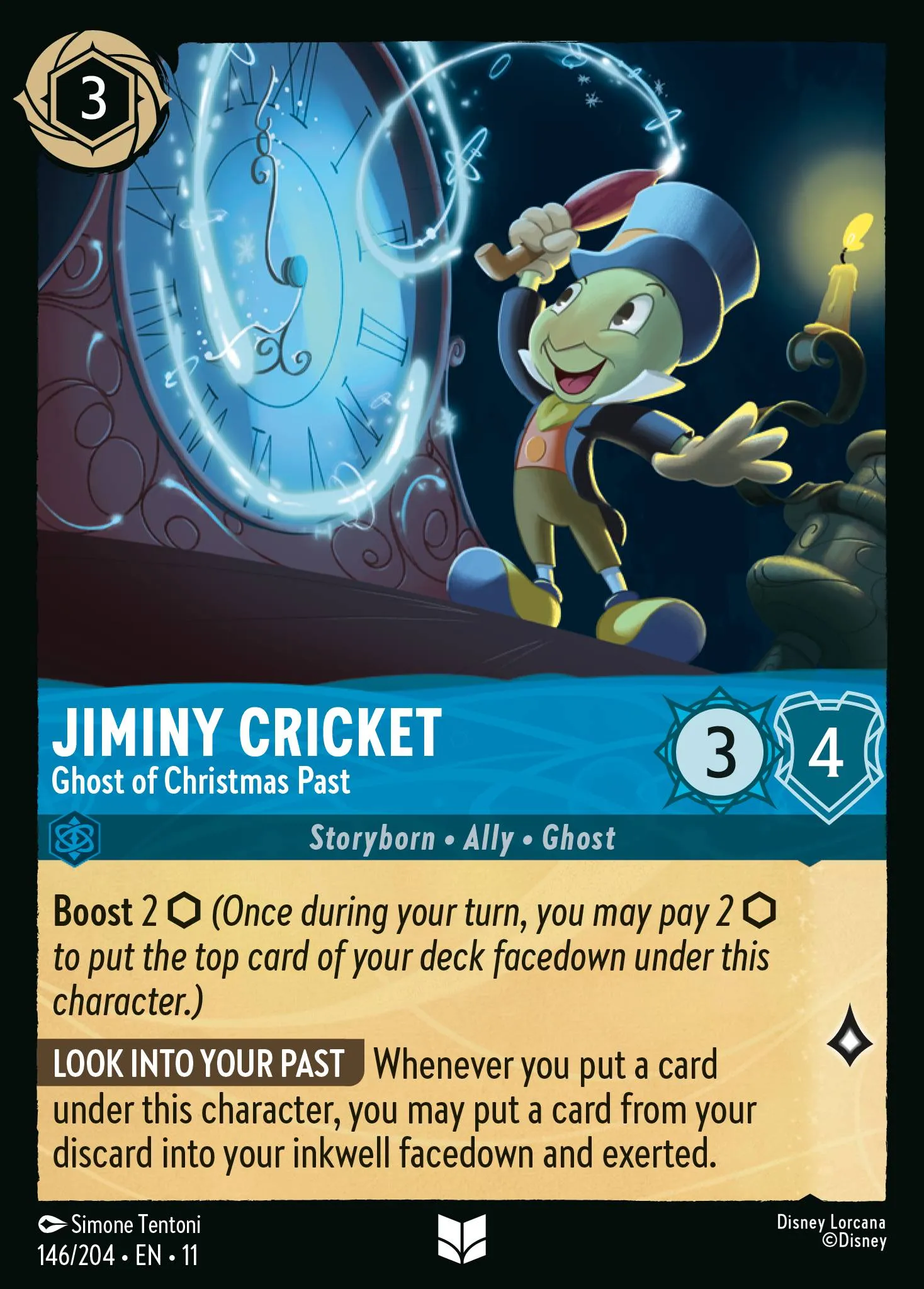 Jiminy Cricket - Ghost of Christmas Past (011-146)