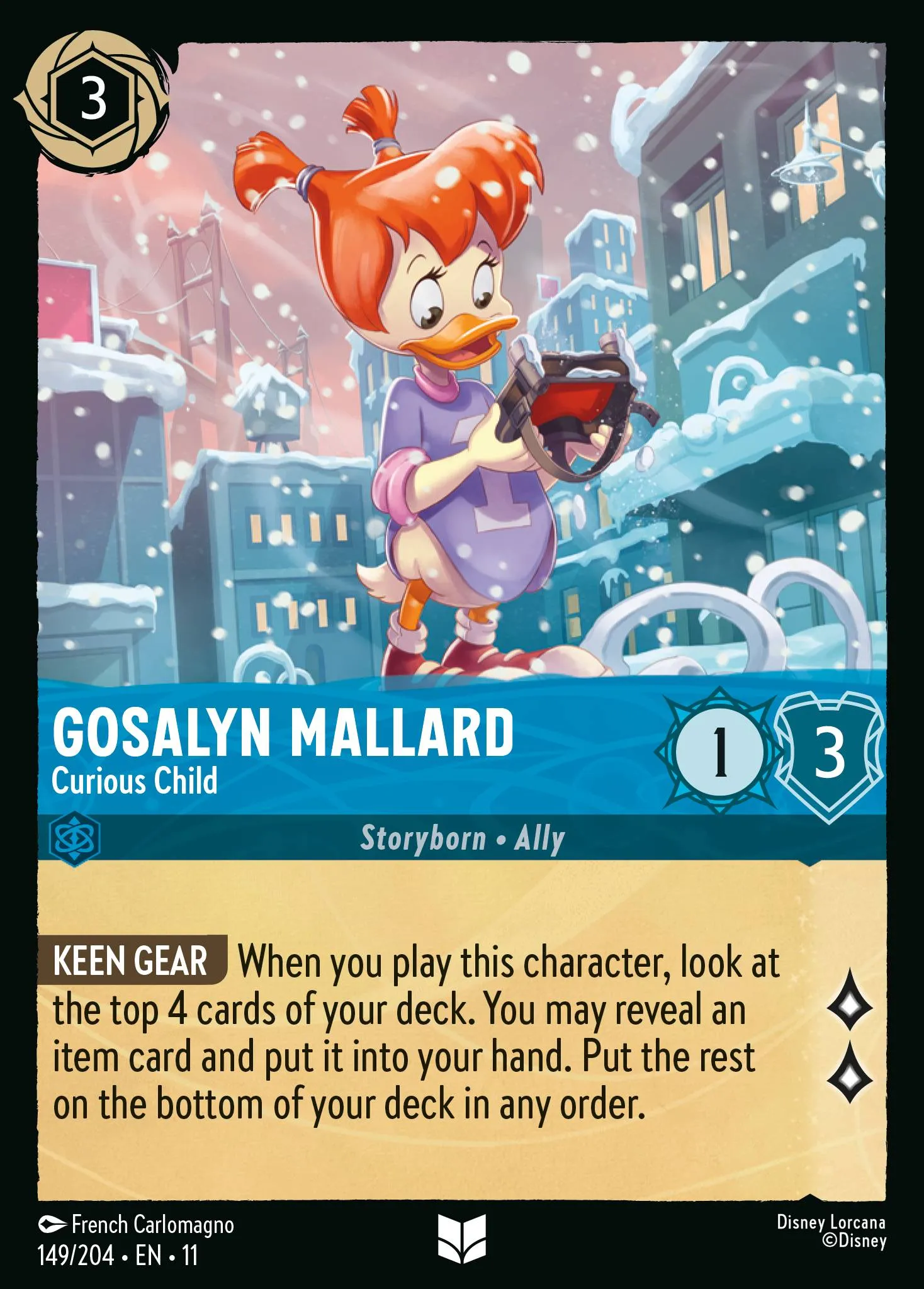 Gosalyn Mallard - Curious Child (011-149)