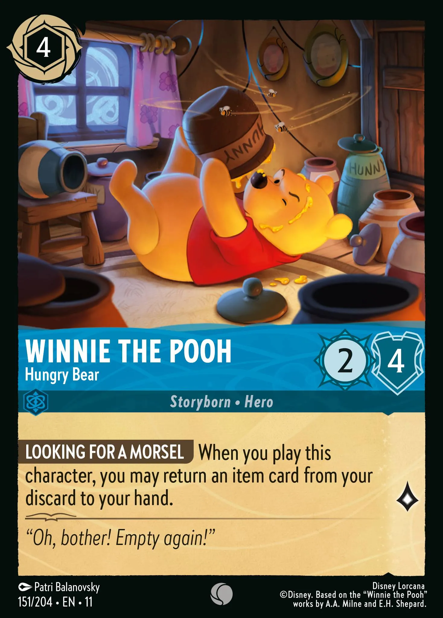 Winnie the Pooh - Hungry Bear (011-151)