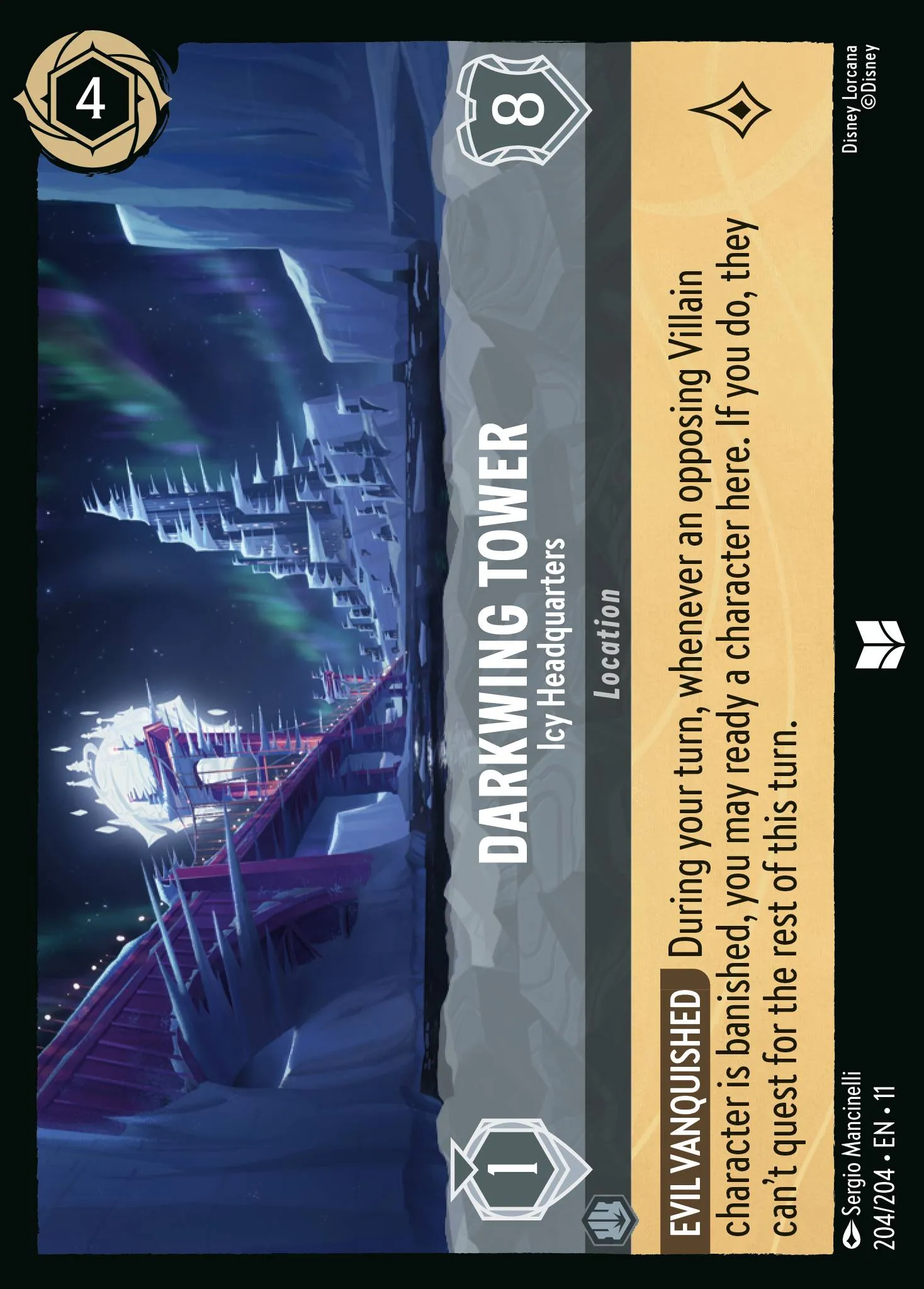 Darkwing Tower - Icy Headquarters (011-204)