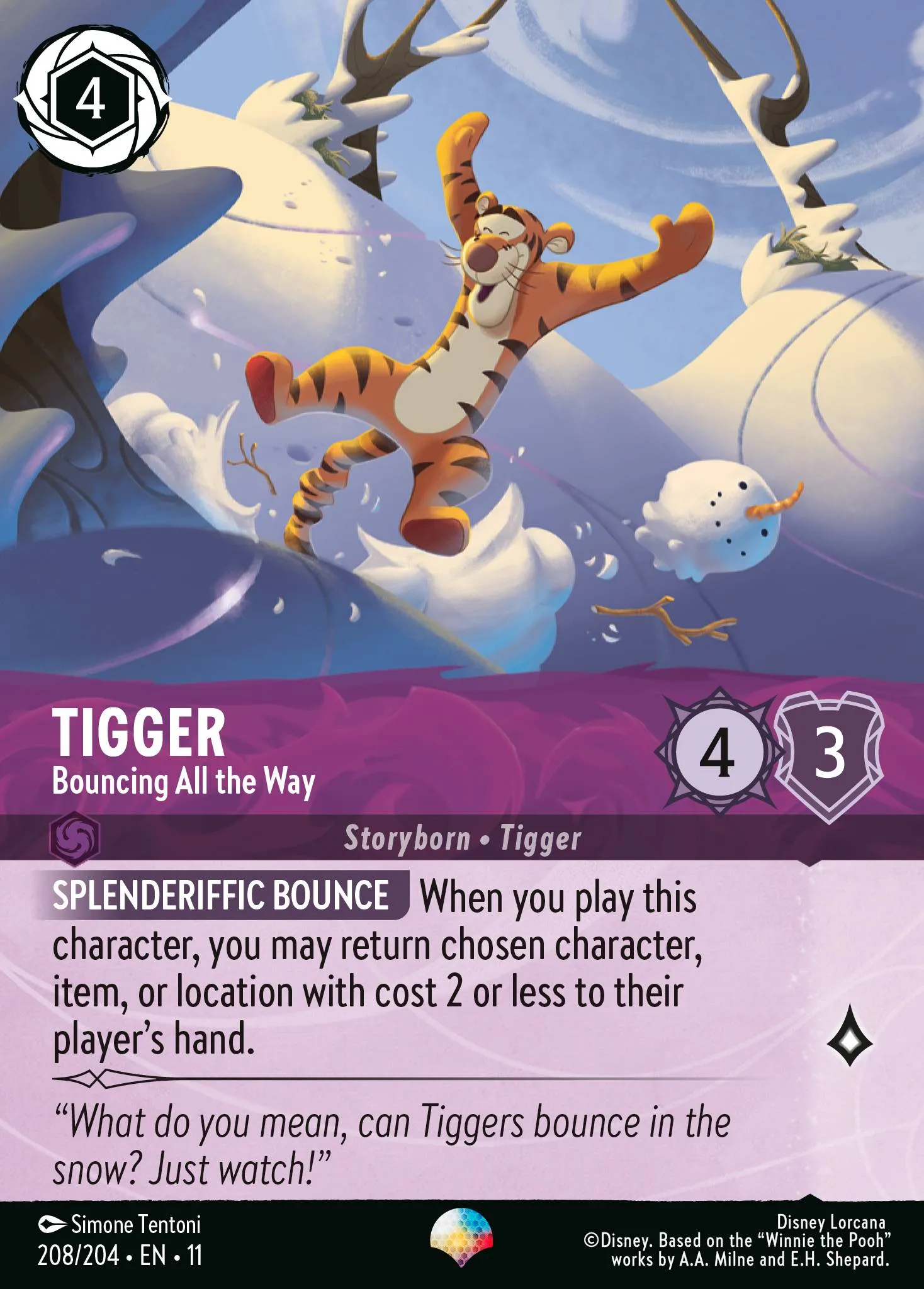 Tigger - Bouncing All the Way (011-208)