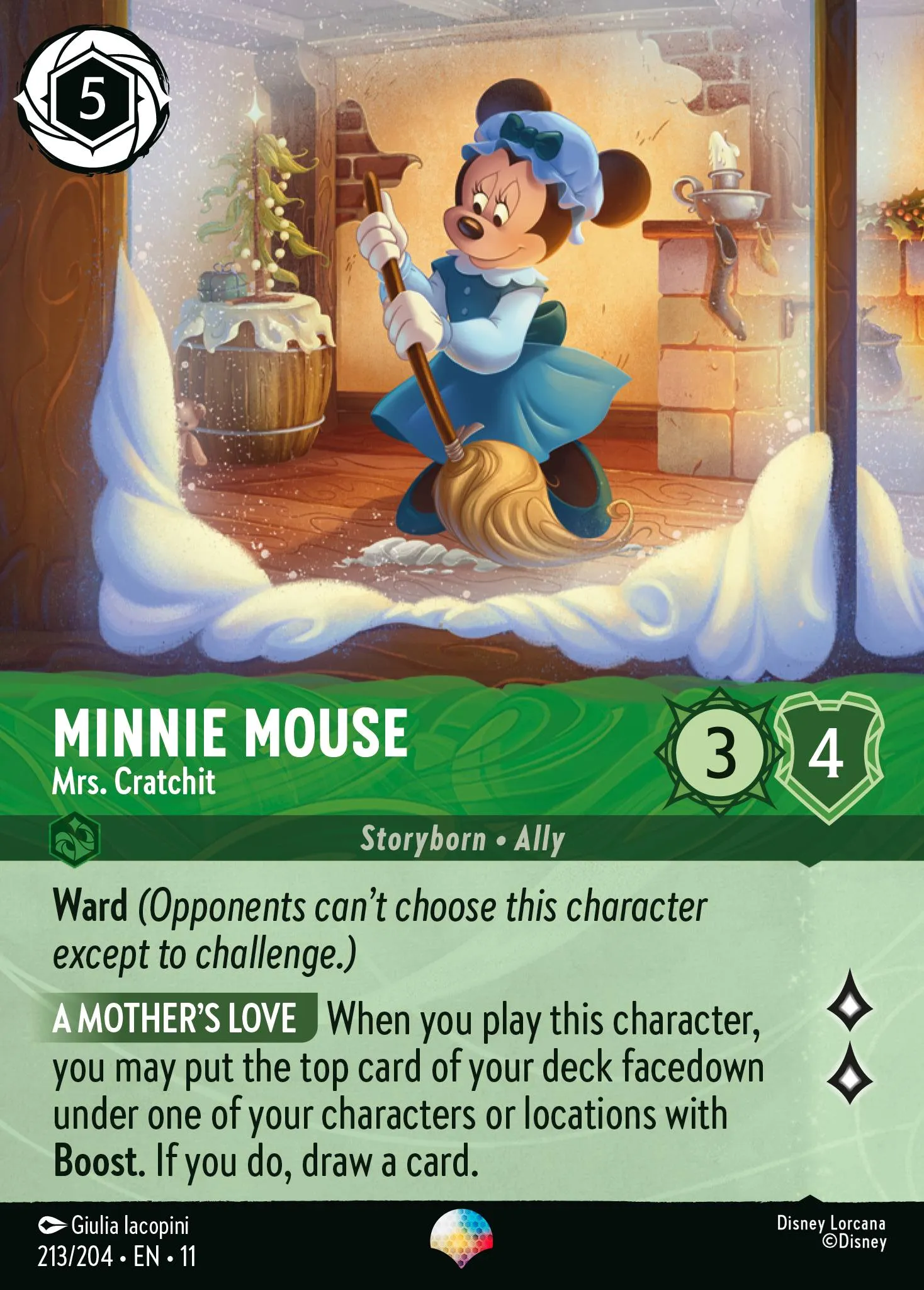 Minnie Mouse - Mrs. Cratchit (011-213)