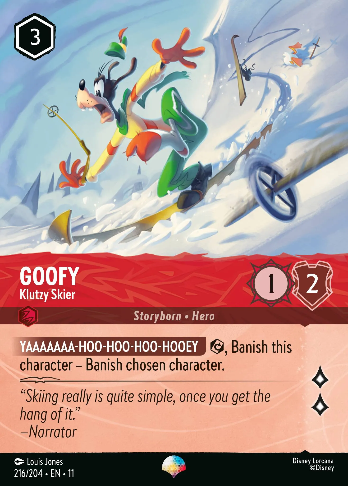 Goofy - Klutzy Skier (011-216)