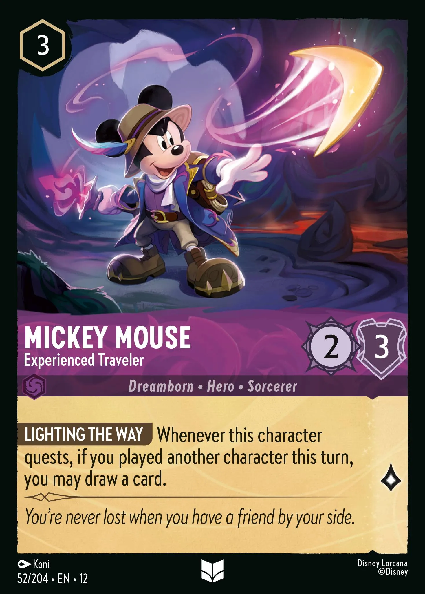 Mickey Mouse - Experienced Traveler (012-052)