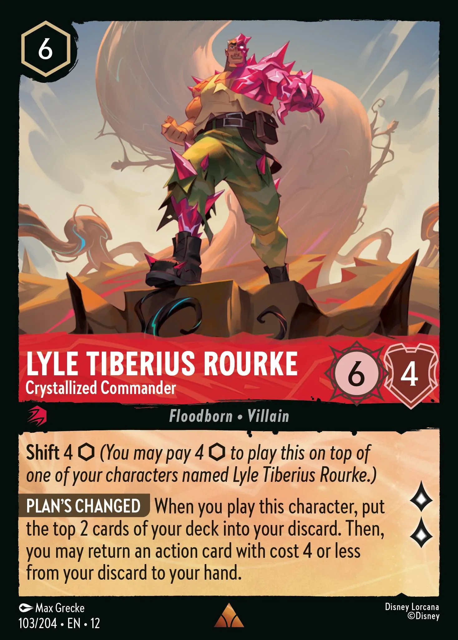 Lyle Tiberius Rourke - Crystallized Commander (012-103)