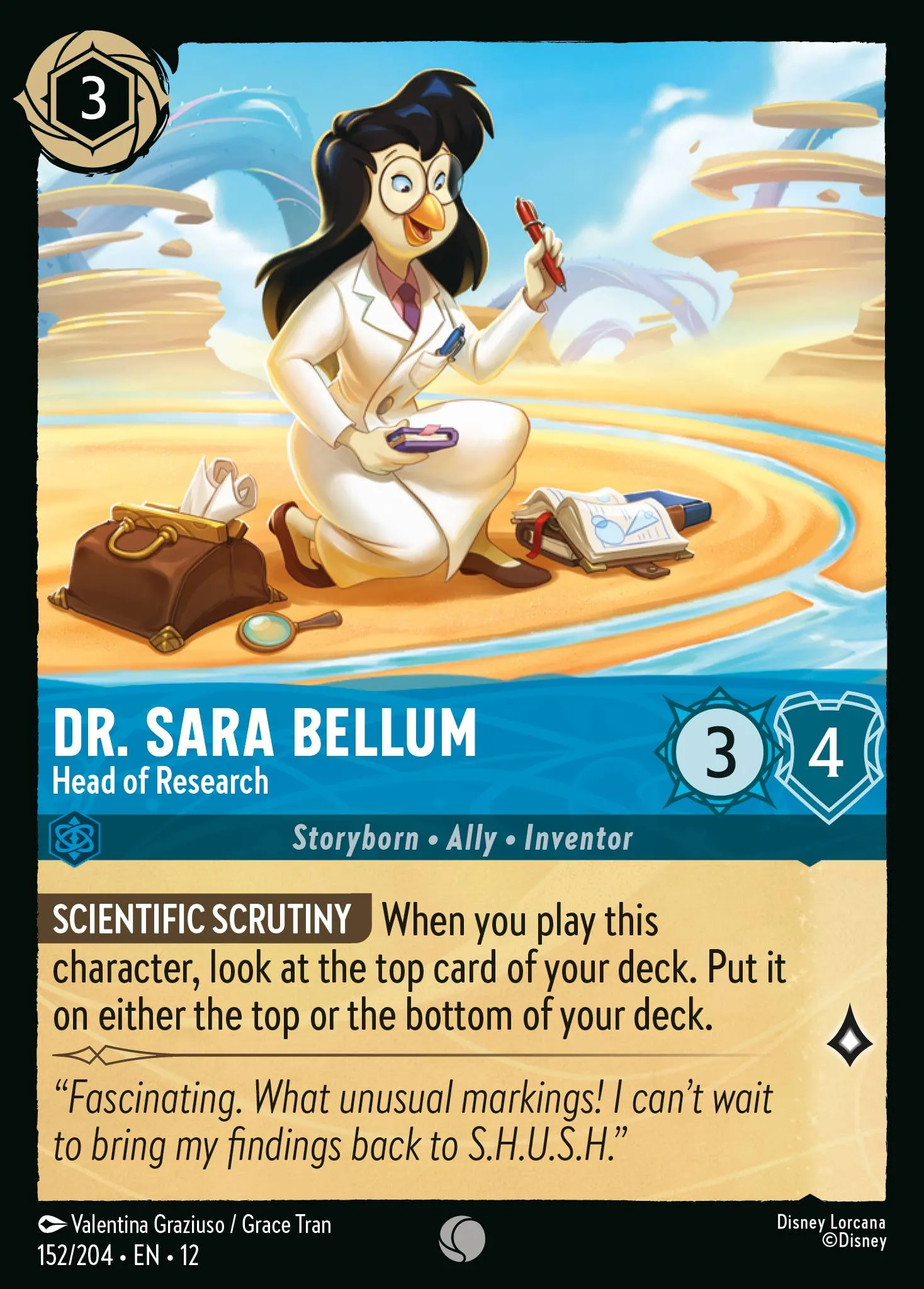 Dr. Sara Bellum - Head of Research (012-152)