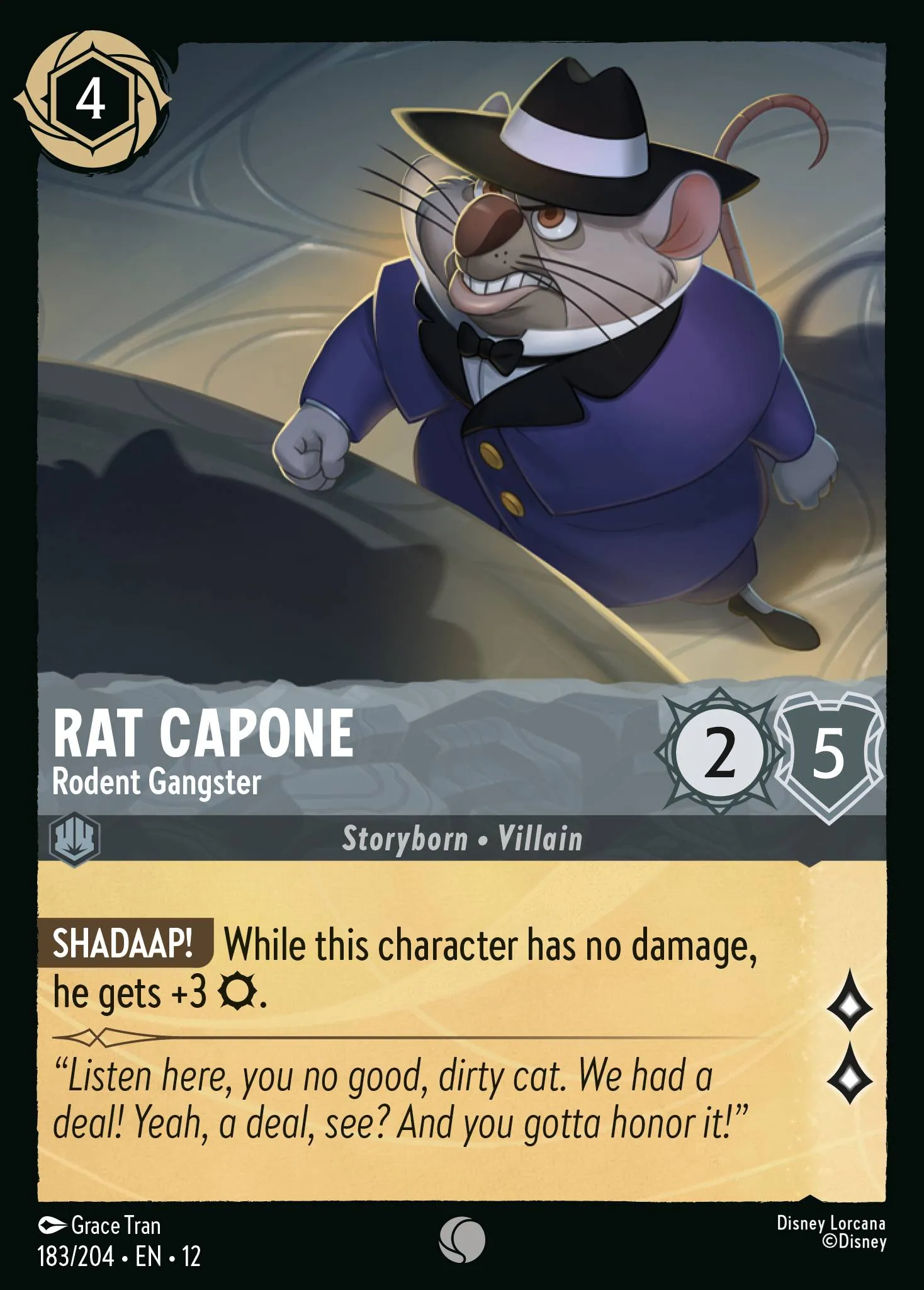 Rat Capone - Rodent Gangster (012-183)