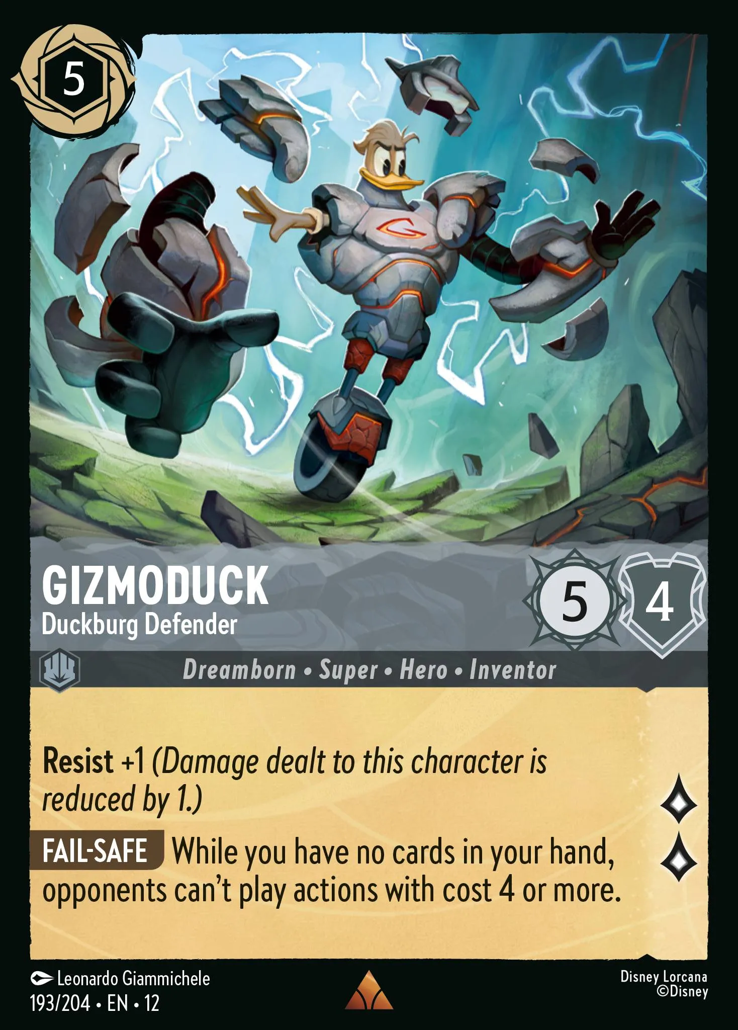 Gizmoduck - Duckburg Defender (012-193)