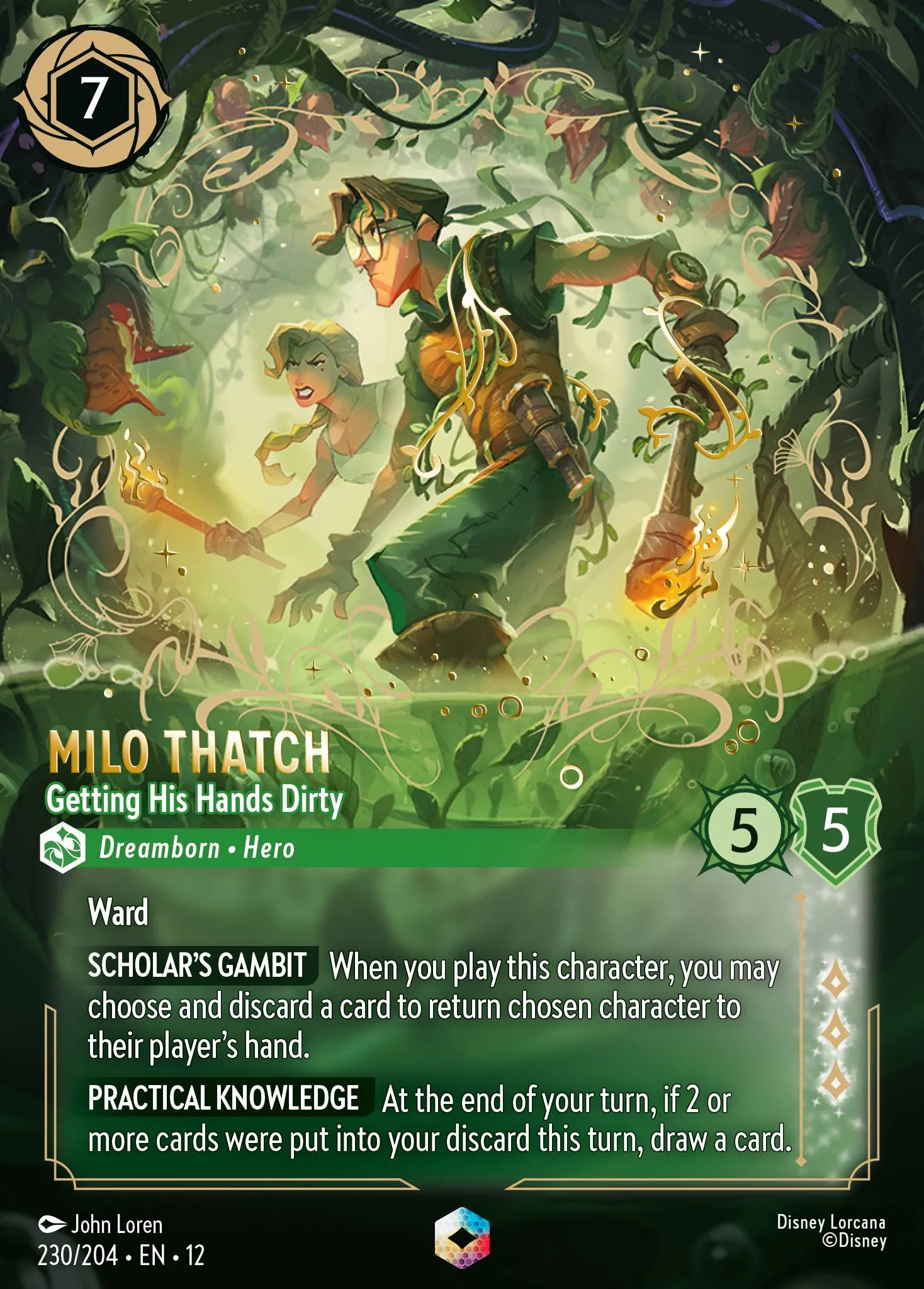Milo Thatch - Getting His Hands Dirty (012-230)