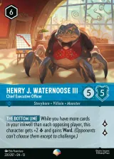 Henry J. Waternoose III - Chief Executive Officer (013-220)
