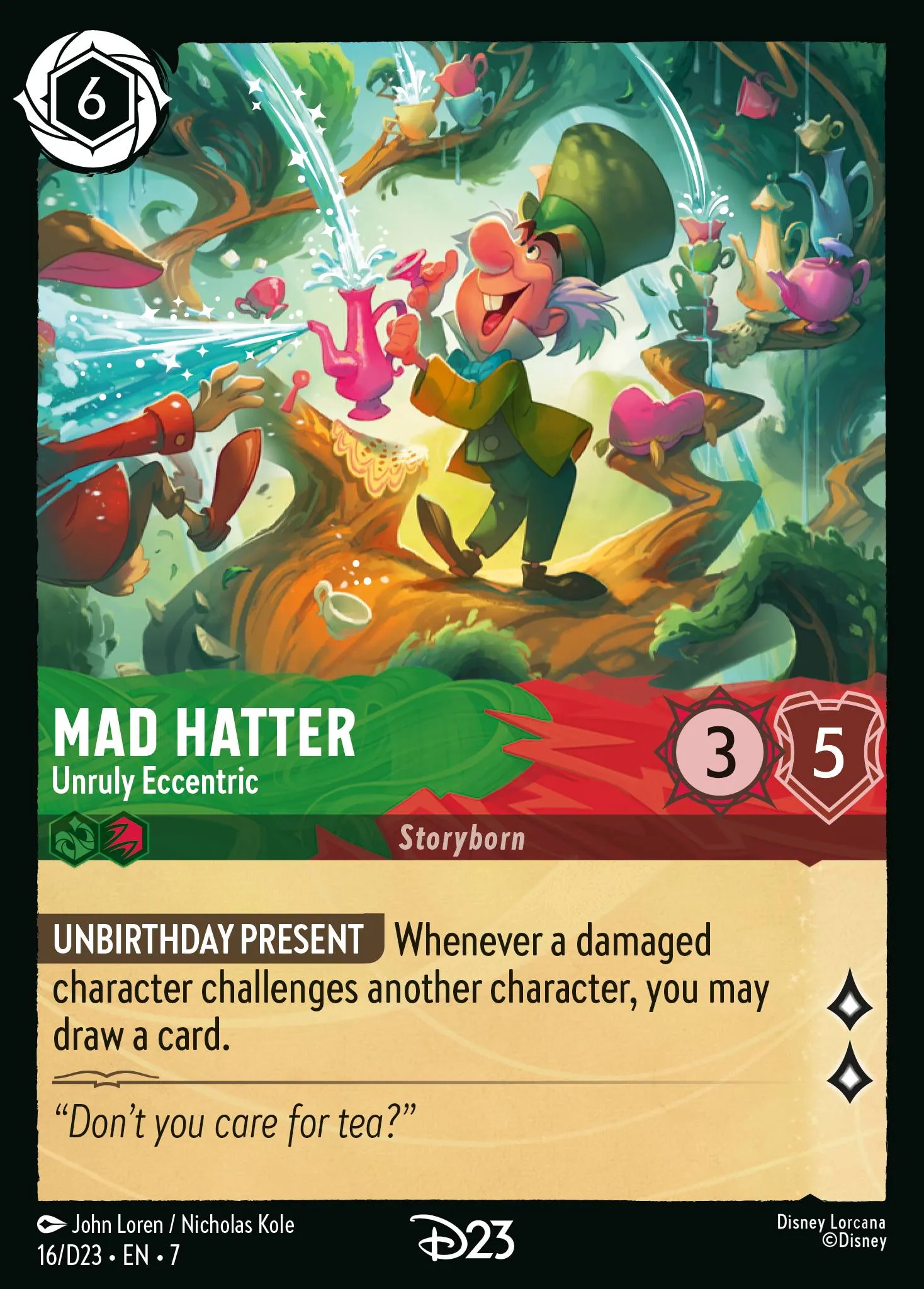 Mad Hatter - Unruly Eccentric (D23-016)