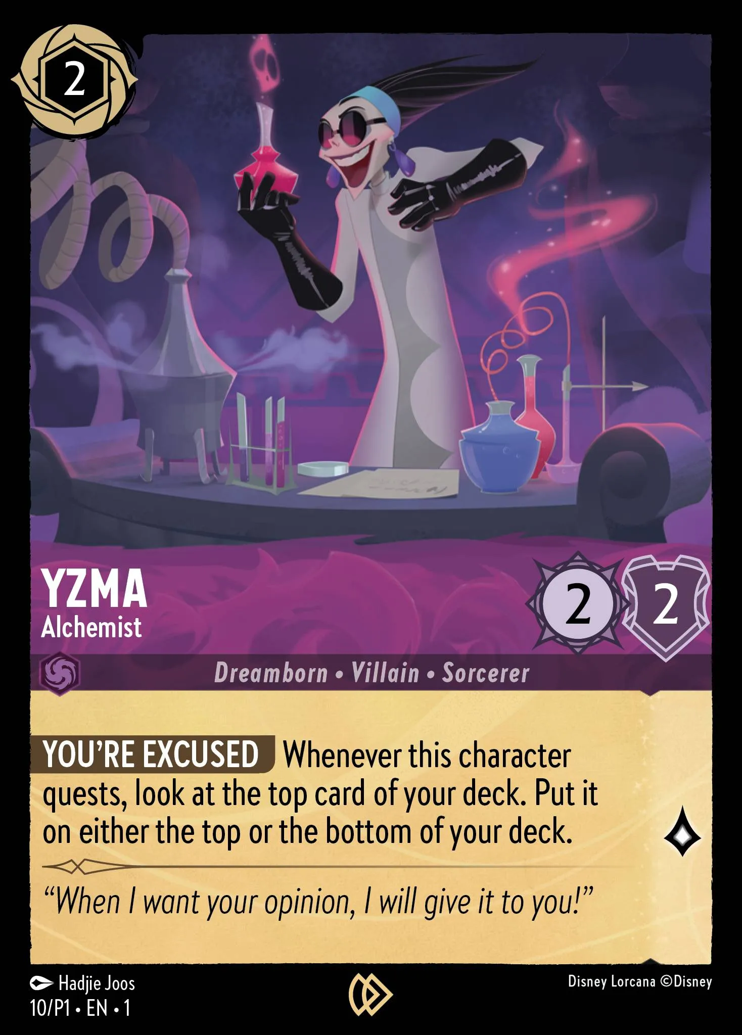 Yzma - Alchemist (P1-010)