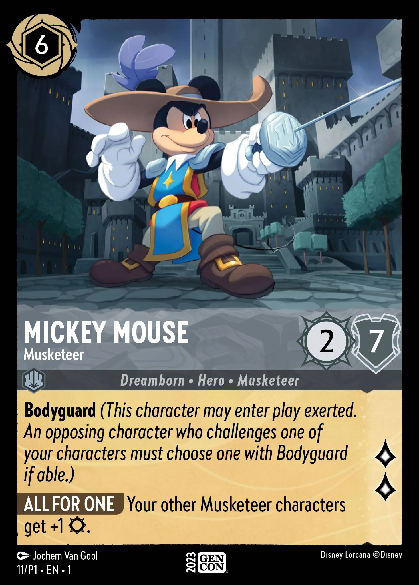 Mickey Mouse - Musketeer (P1-011)