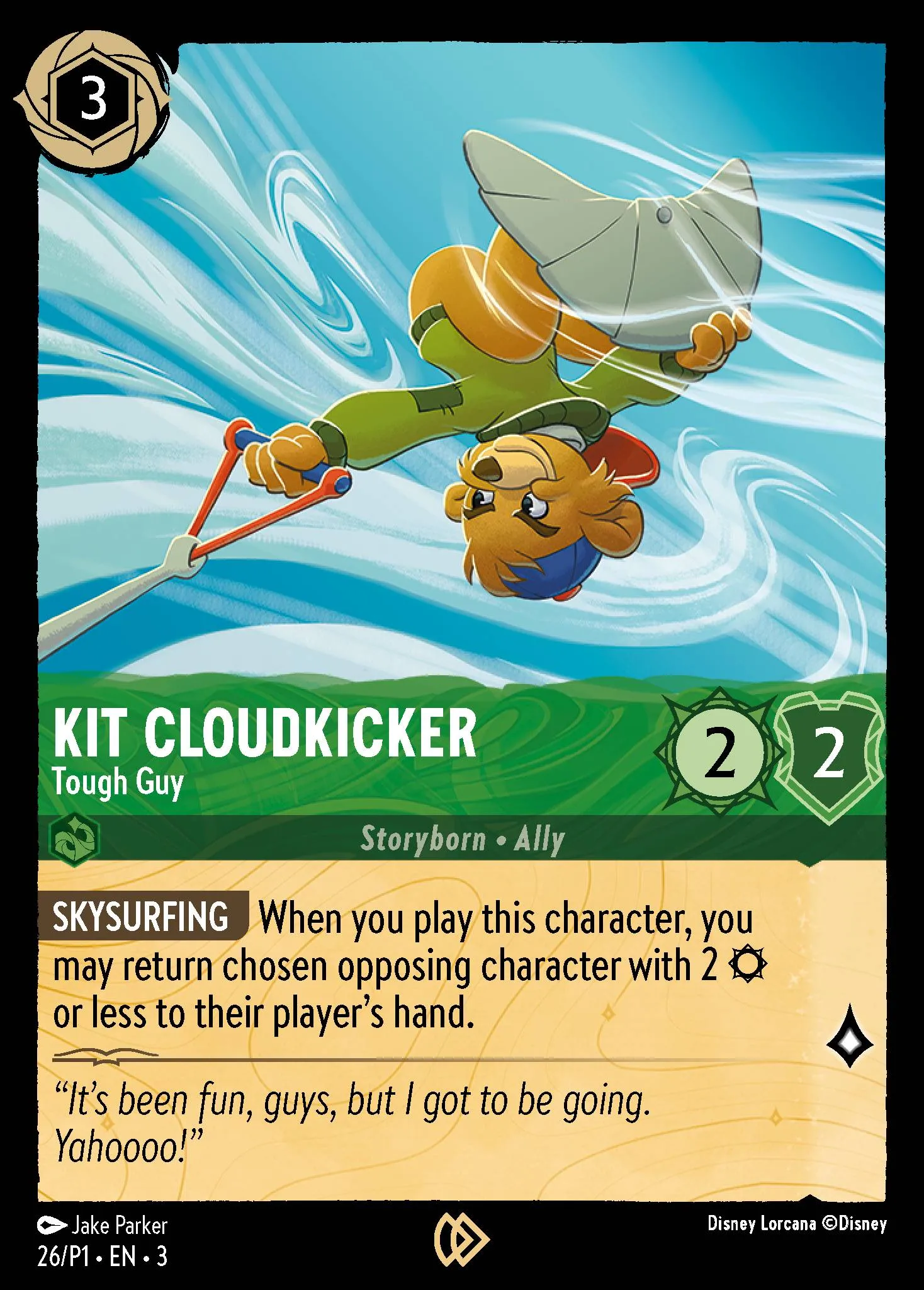 Kit Cloudkicker - Tough Guy (P1-026)