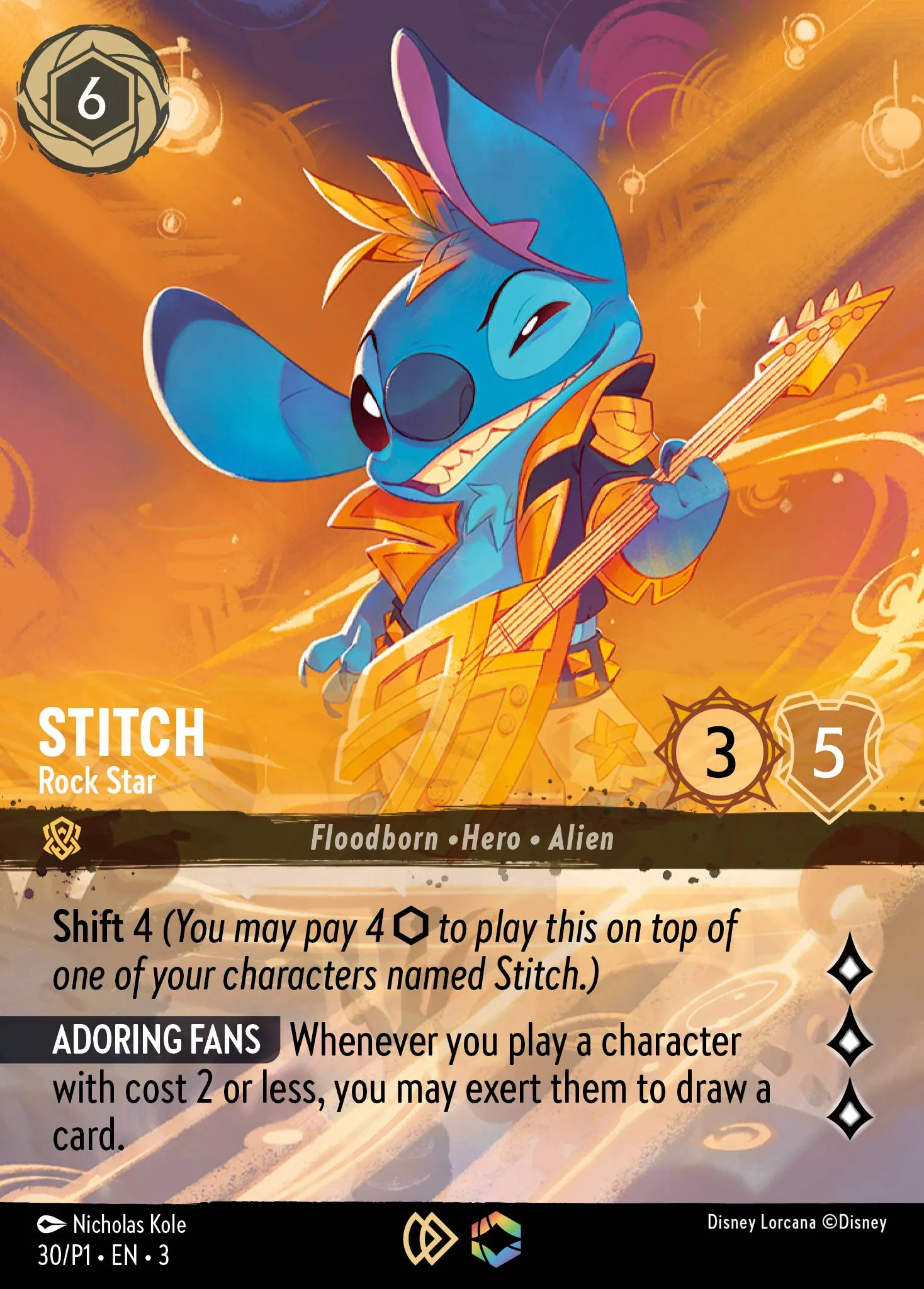 Stitch - Rock Star (P1-030)