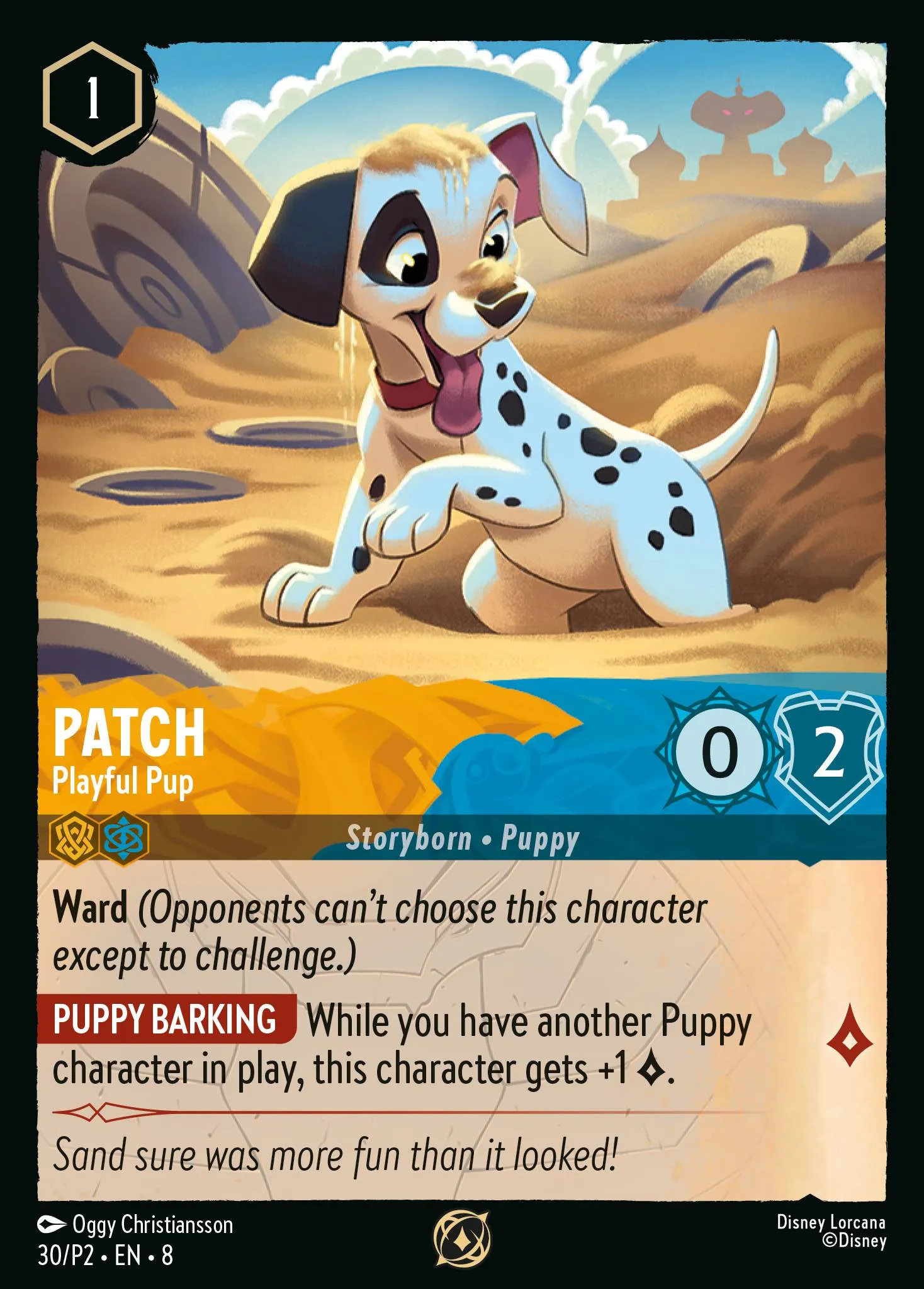 Patch - Playful Pup (P2-030)