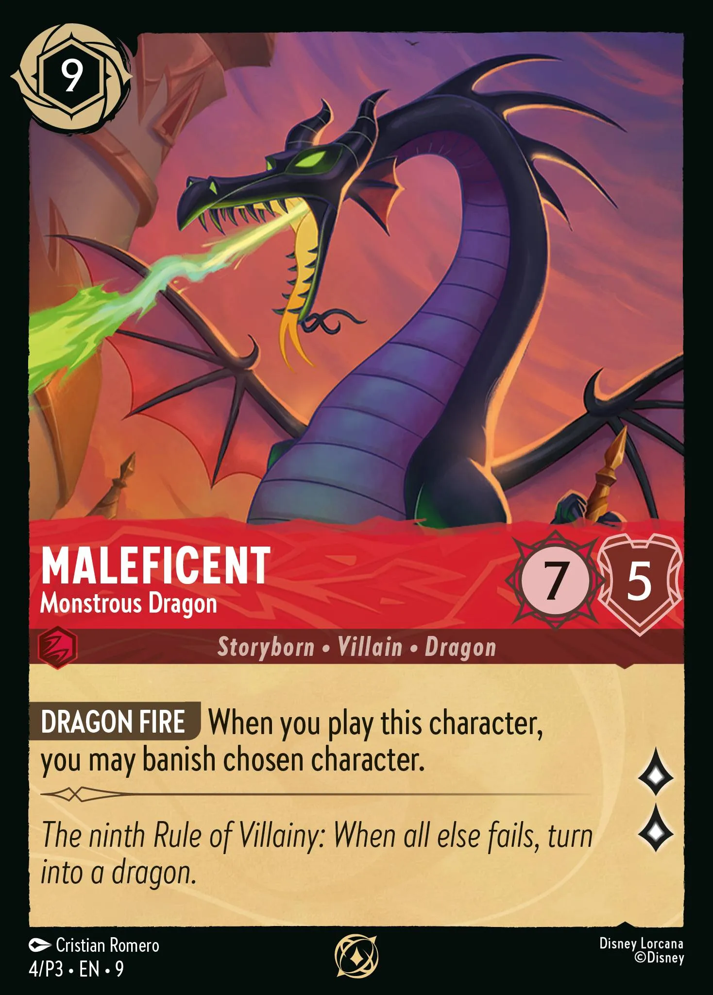 Maleficent - Monstrous Dragon (P3-004)